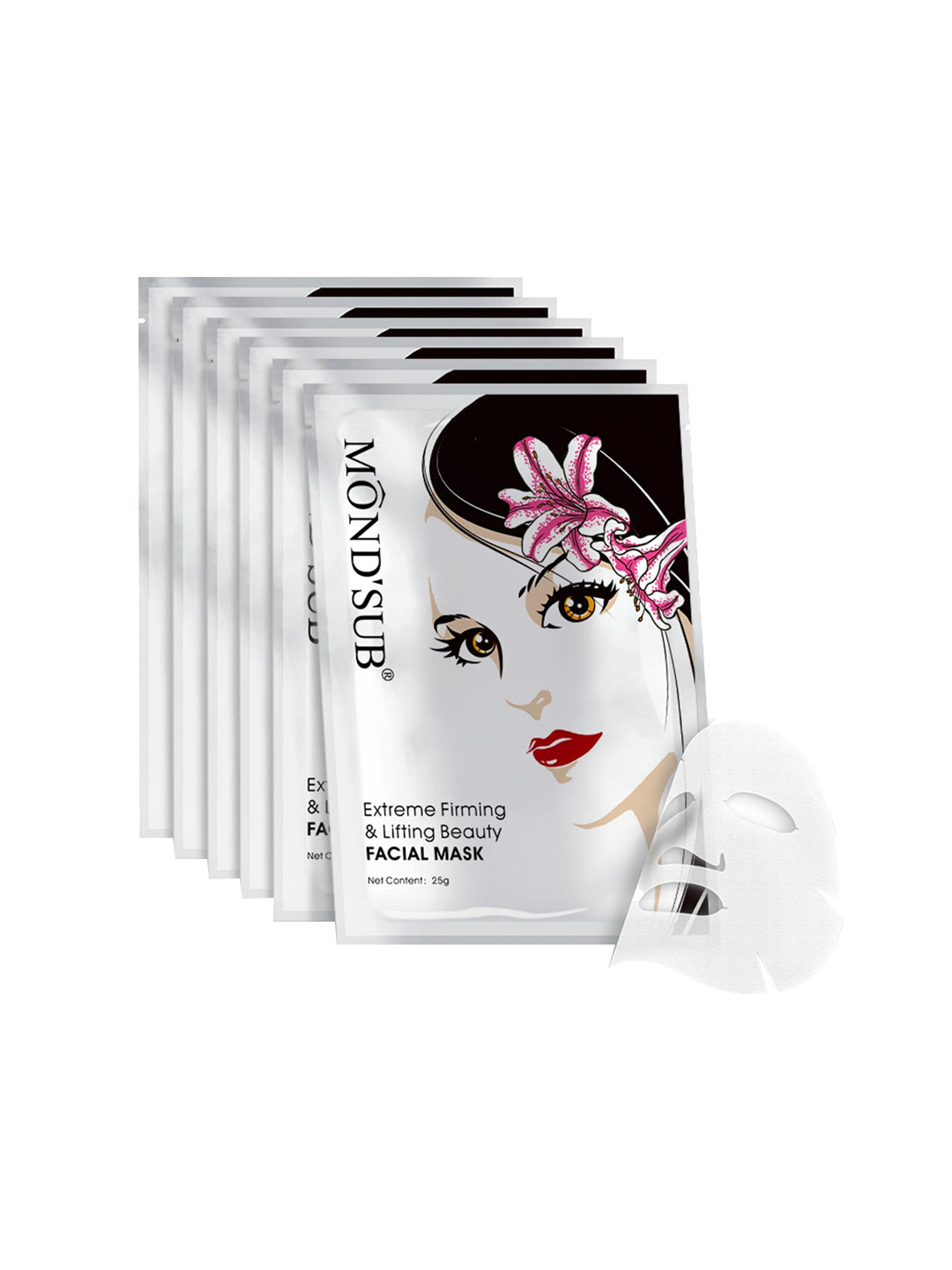 MONDSUB Set Of 3 Extreme Firming Face Sheet Mask