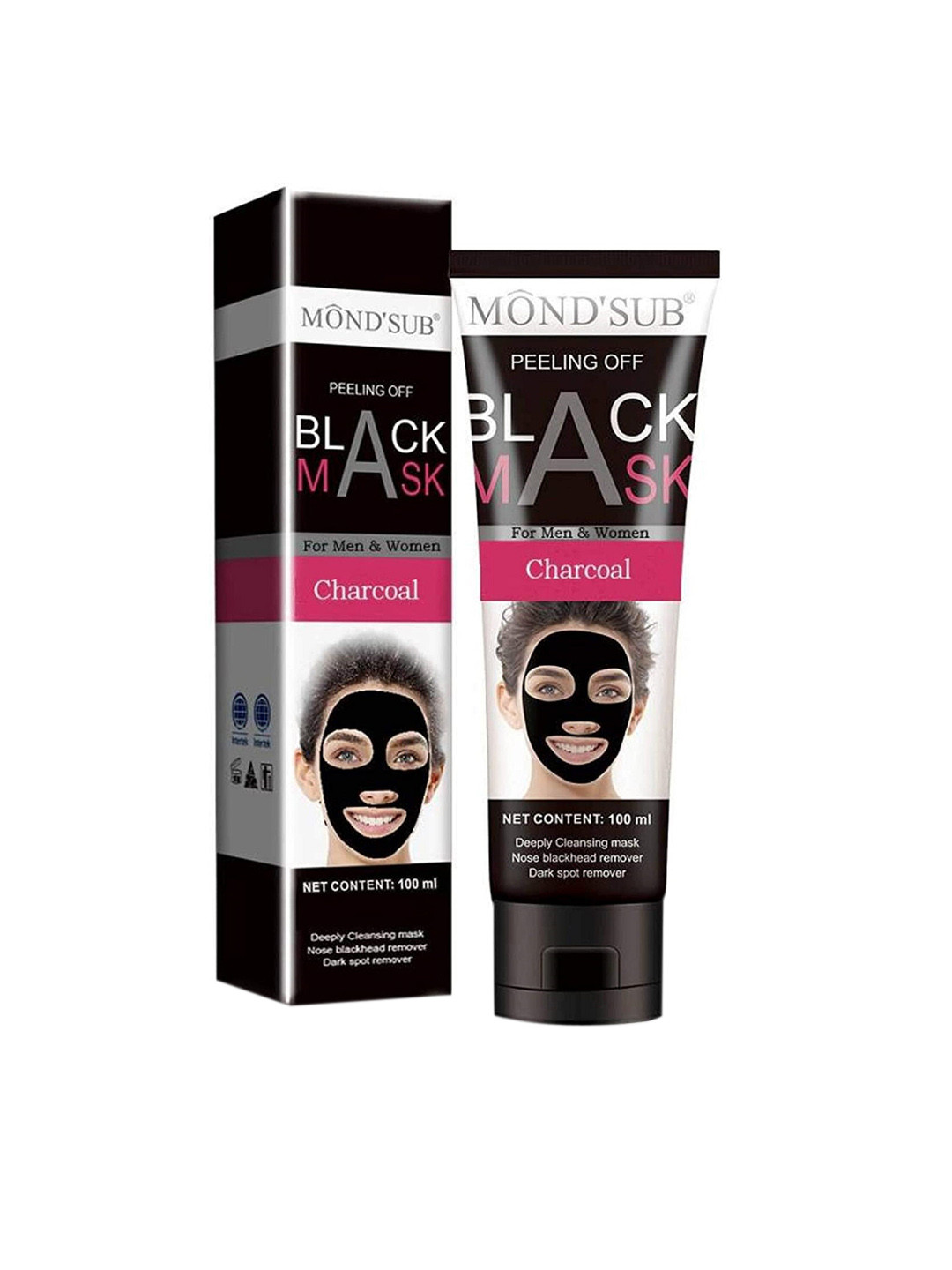 MONDSUB  Charcoal Peel Off Mask- 100ML
