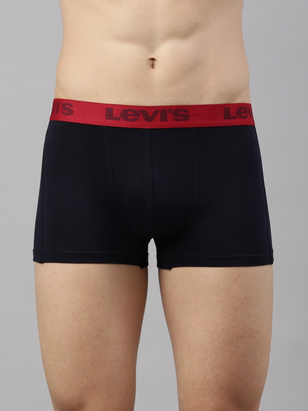 Levis Men Solid Stretch Cotton Shorter Length Trunk with Smartskin Technology