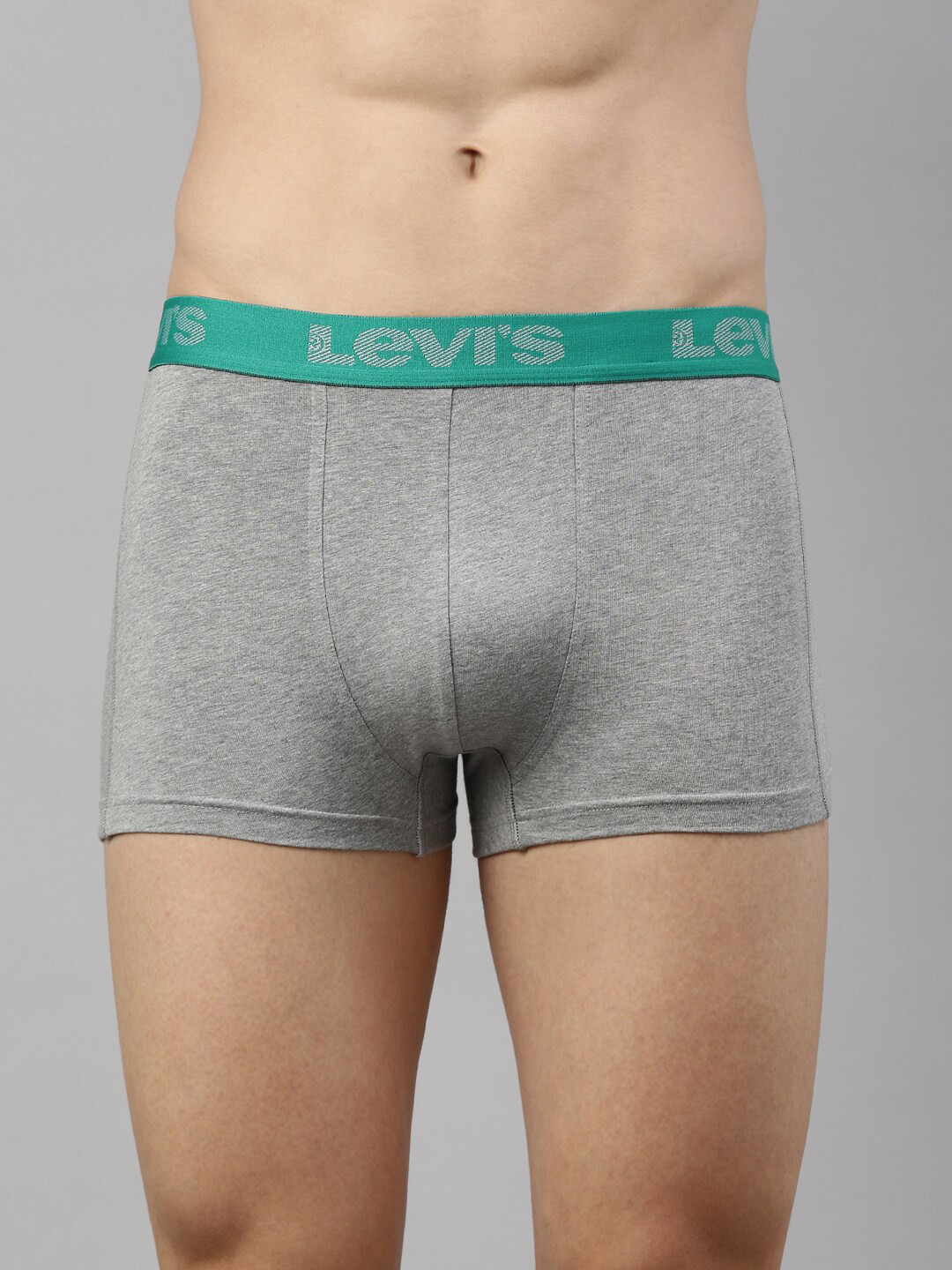 Levis Men Solid Stretch Cotton Shorter Length Trunk with Smartskin Technology