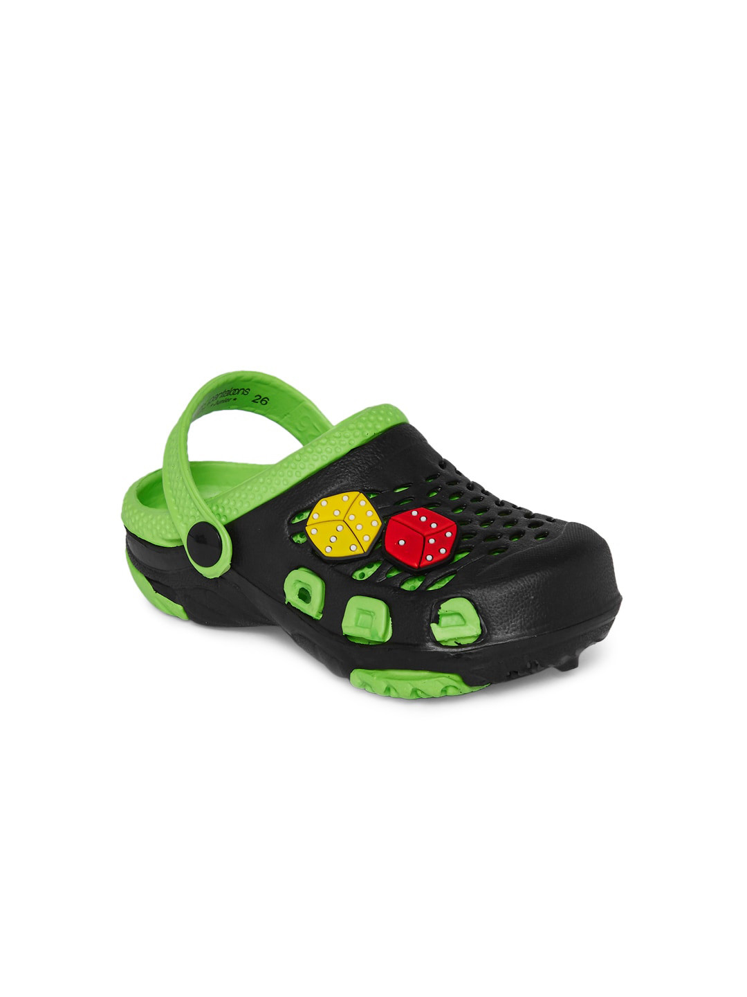 Pantaloons Junior Boys Green Printed Clogs