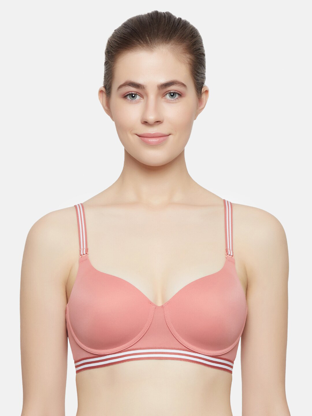 Triumph Orange Spotlight Detachable Shoulder Straps Padded Wireless Multiway Tshirt Bra
