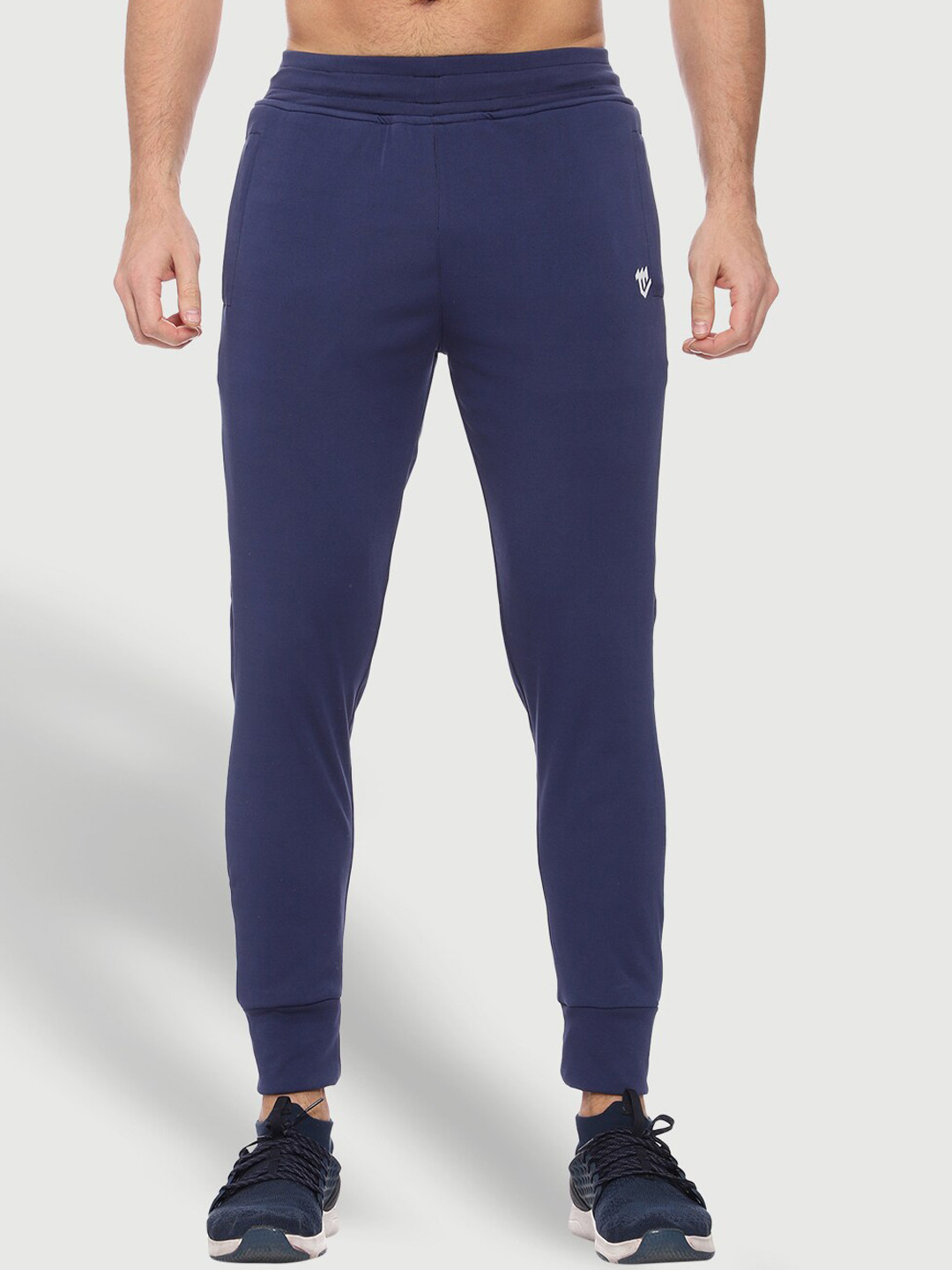 Mark Leute Men Blue Solid Joggers