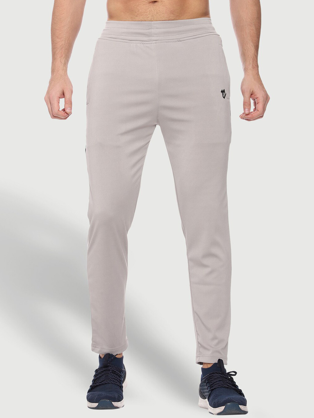 Mark Leute Men Grey Regular Fit Solid Track Pants