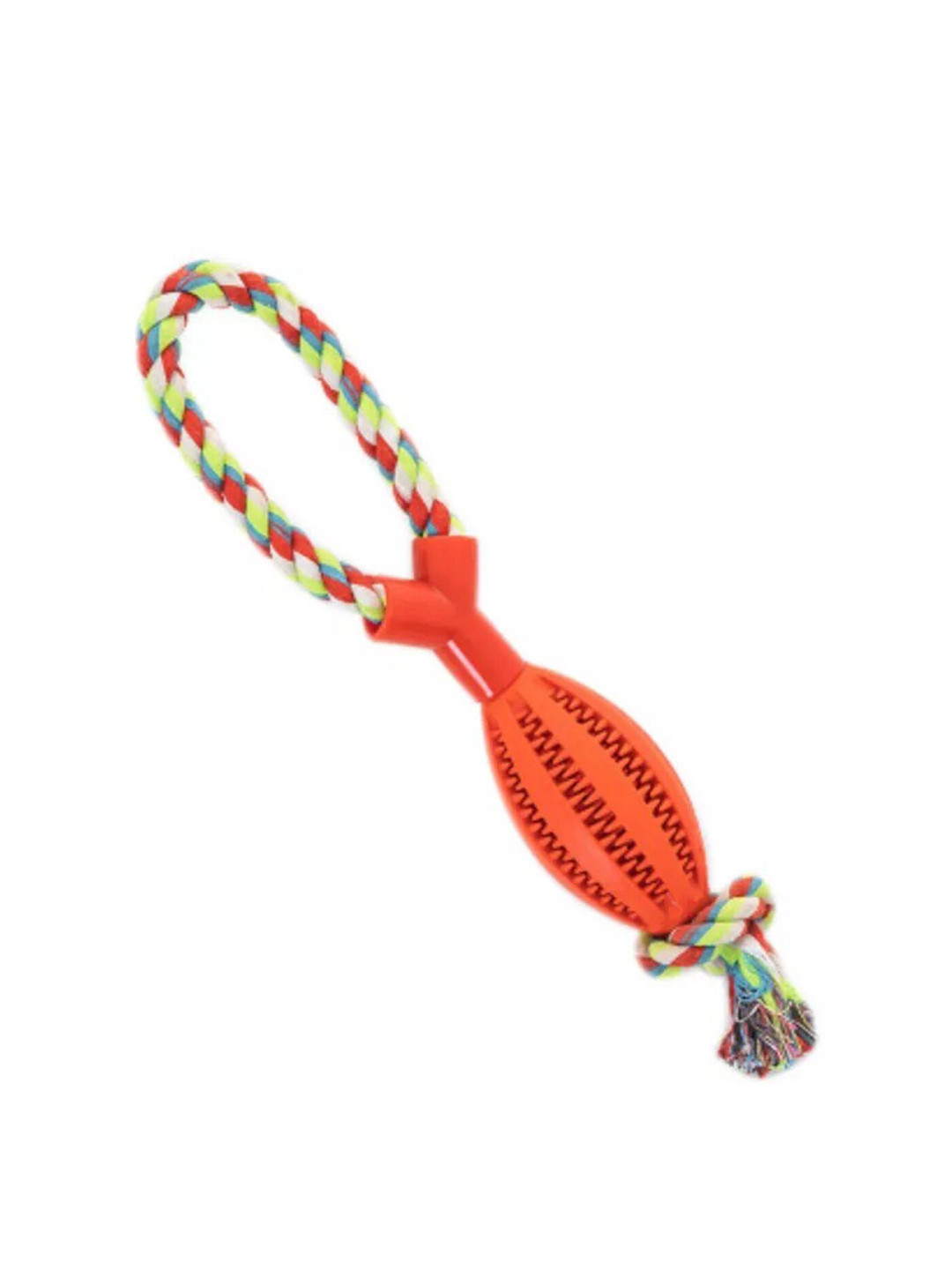 PAWCHIE Orange Aggressive Chewers-Ultra Tough Natural Rubber Teething Pet Toy