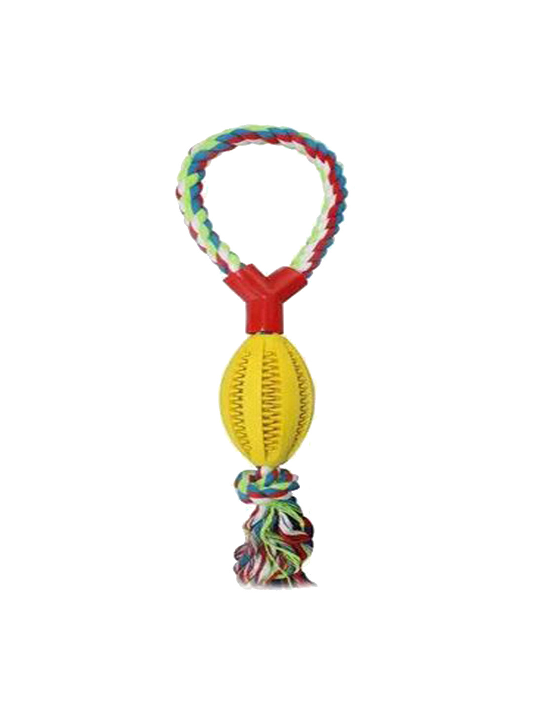 PAWCHIE Dogs Yellow & Red Chew Toy