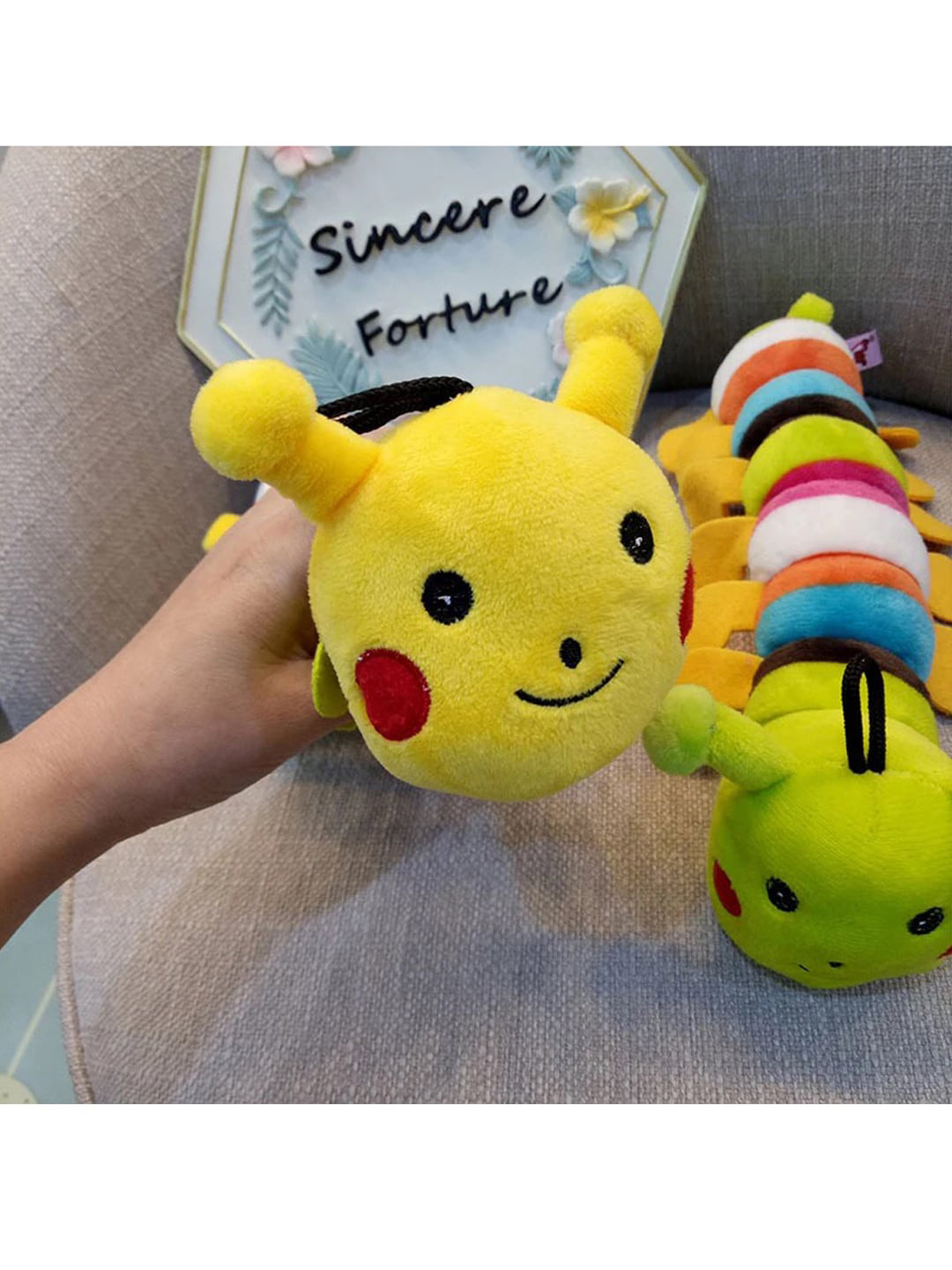 PAWCHIE Yellow Squeaky Pet Toys