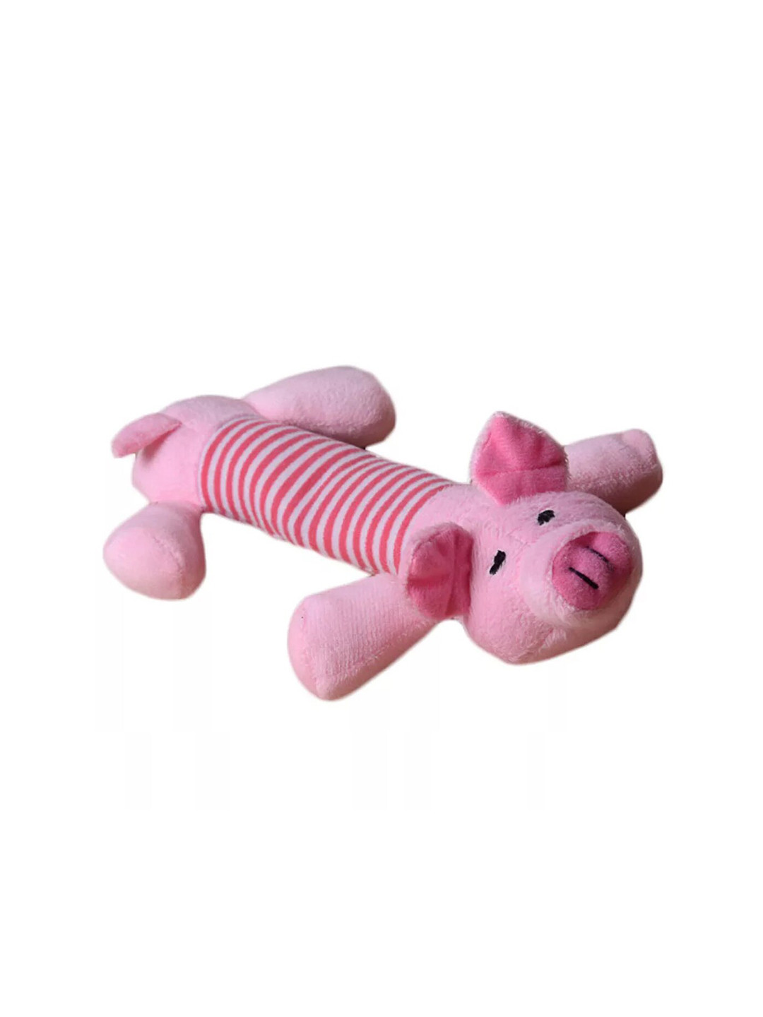 PAWCHIE Pink Plush Squeaky Interactive Chewing & Durable Dog Toy