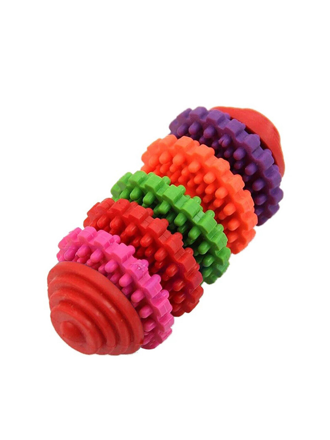 PAWCHIE Multicolour Durable Dog Cat Rubber Toy