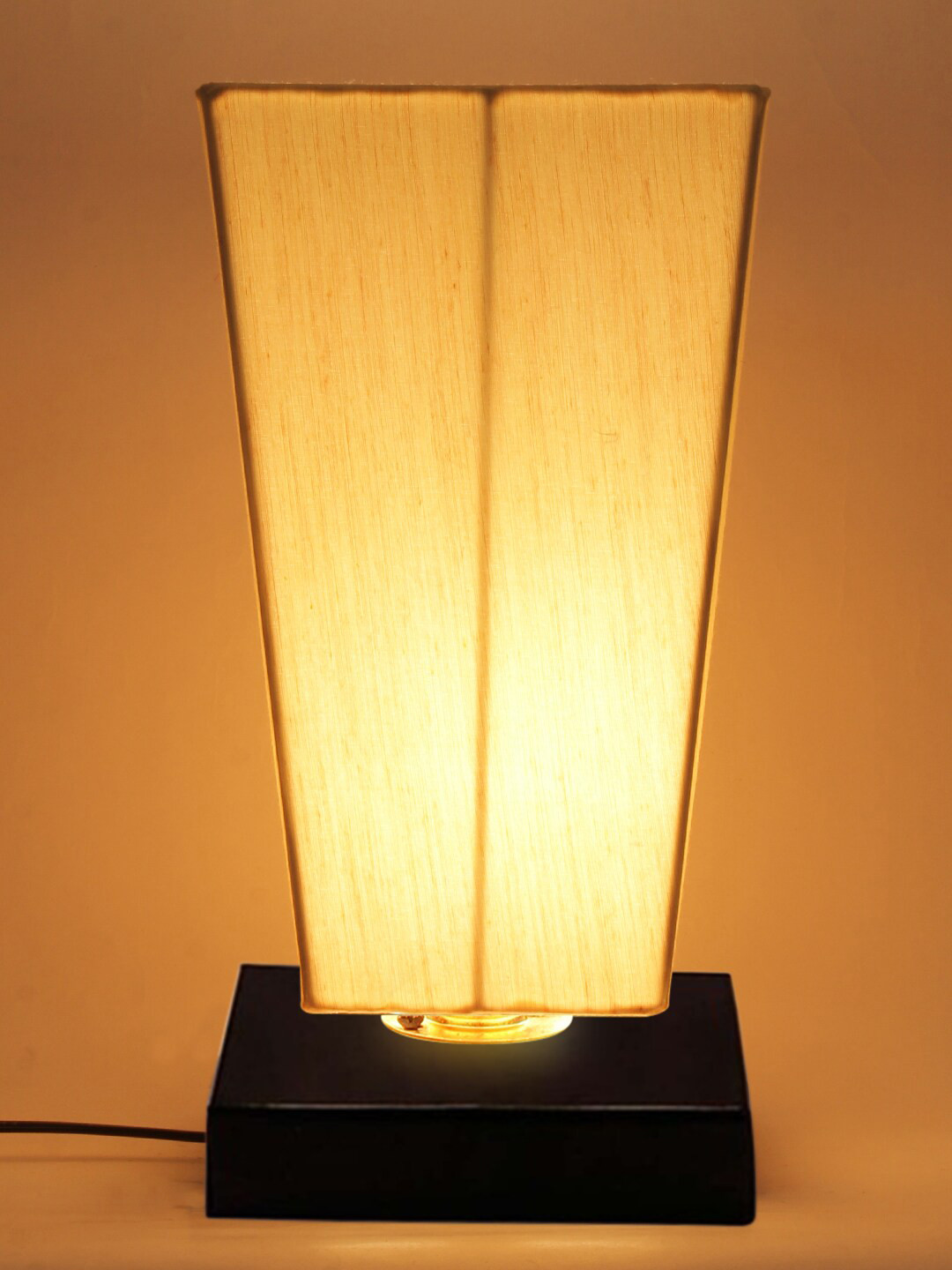 Devansh Off-White Shade & Iron Base Table Lamp