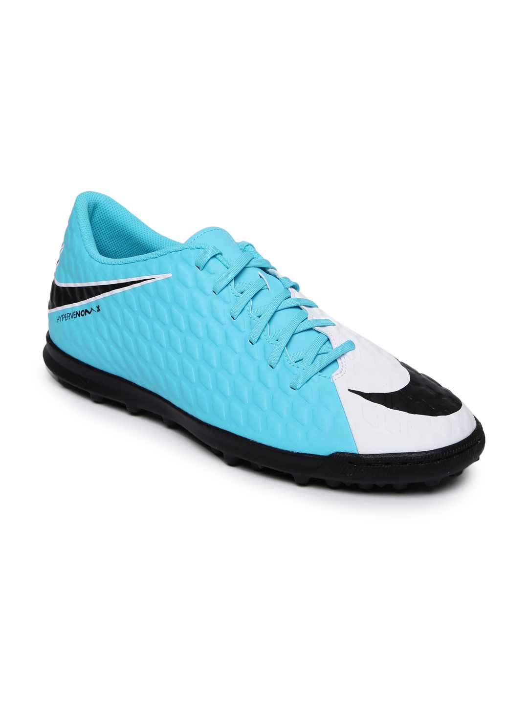 pendant Descriptive Out Buy Nike Men Blue & White Hypervenomx Phade III TF Football Shoes - Sports  Shoes for Men 1800942 | Myntra