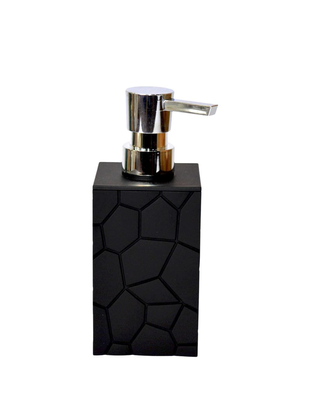 Tranquil square Black Textured Soap Dispenser -  250 ml