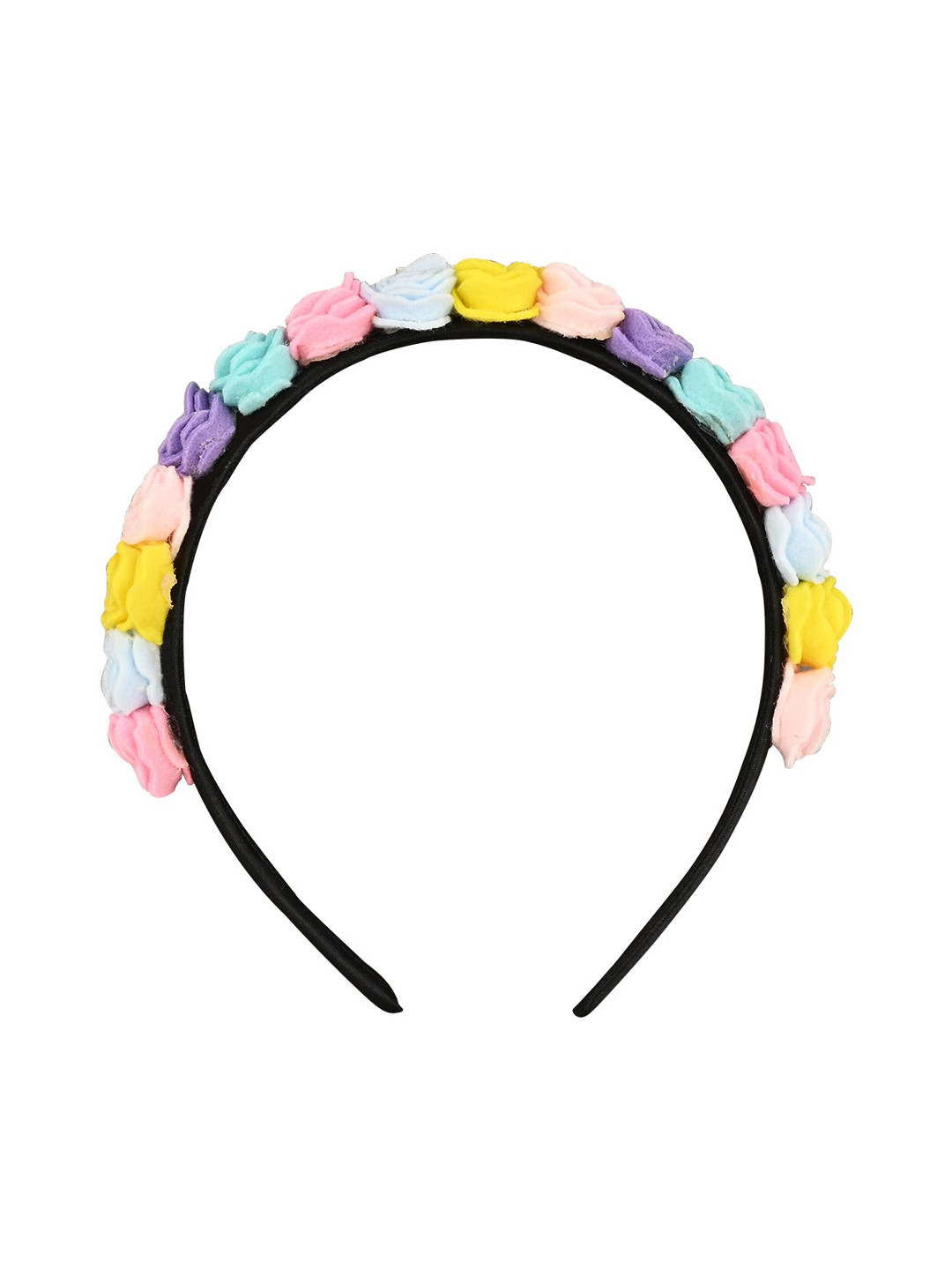Aye Candy Girls Assorted Rainbow Floral Embellished Tiara Headband