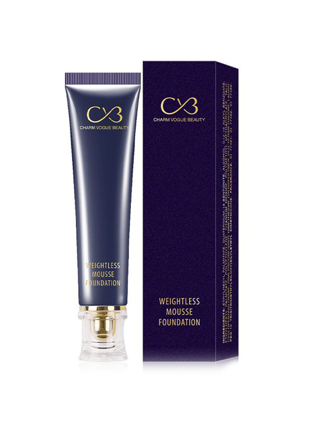 CVB Weightless Mousse Foundation - White Ivory 01