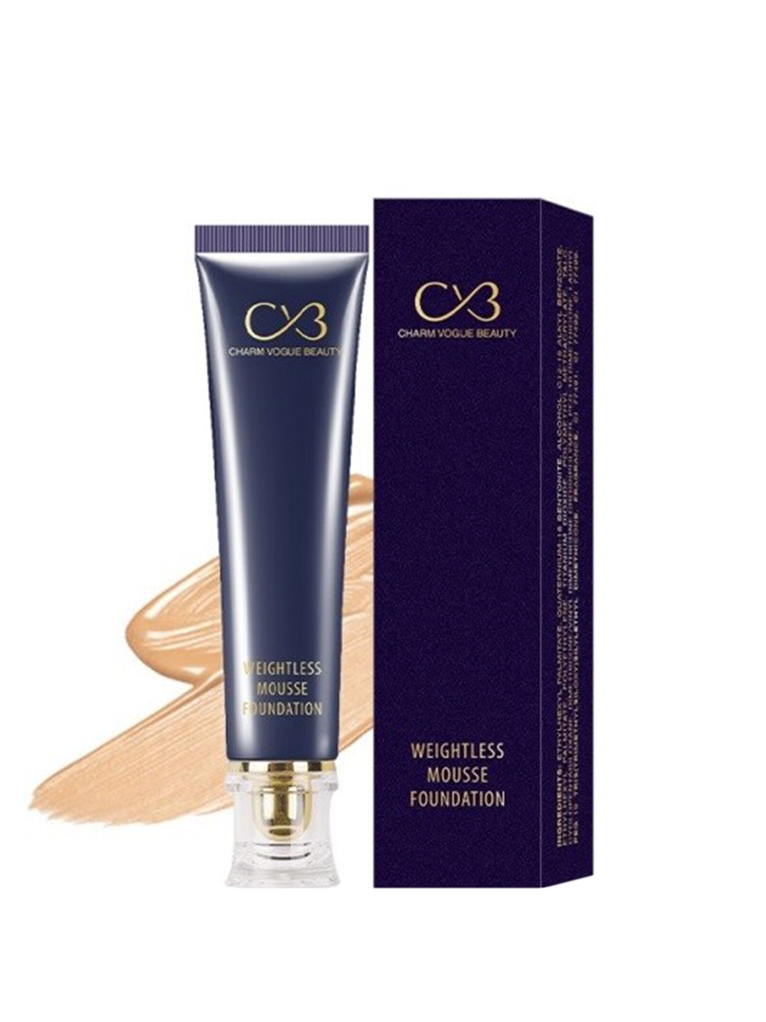 CVB Weightless Mousse Foundation - Natural Nude 04