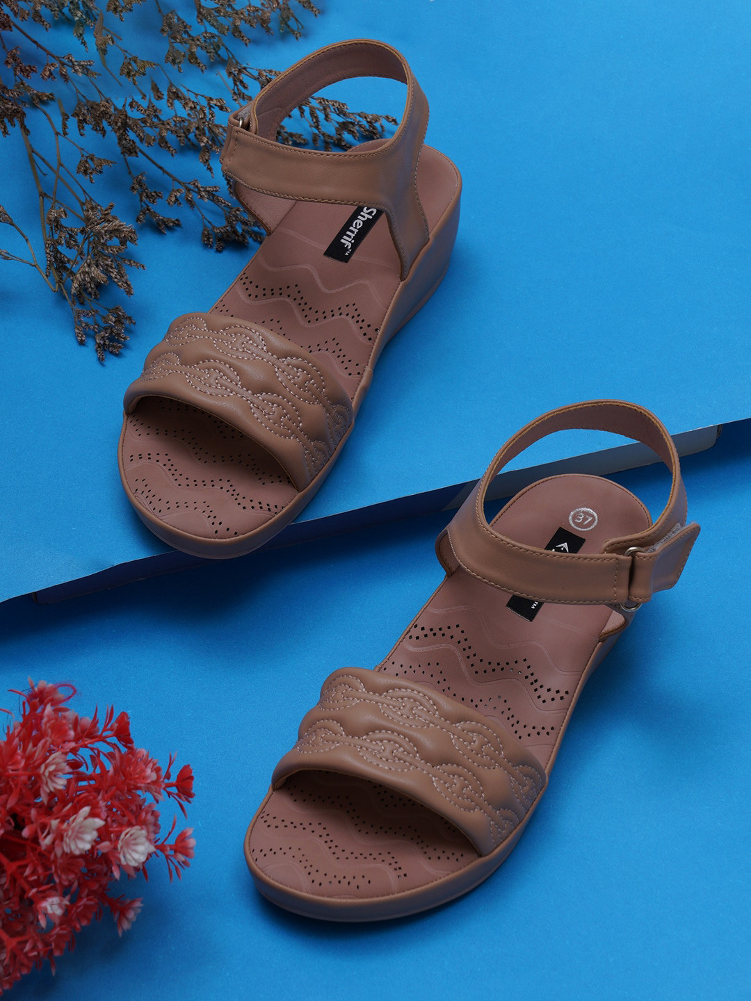Sherrif Shoes Brown Party Comfort Heels