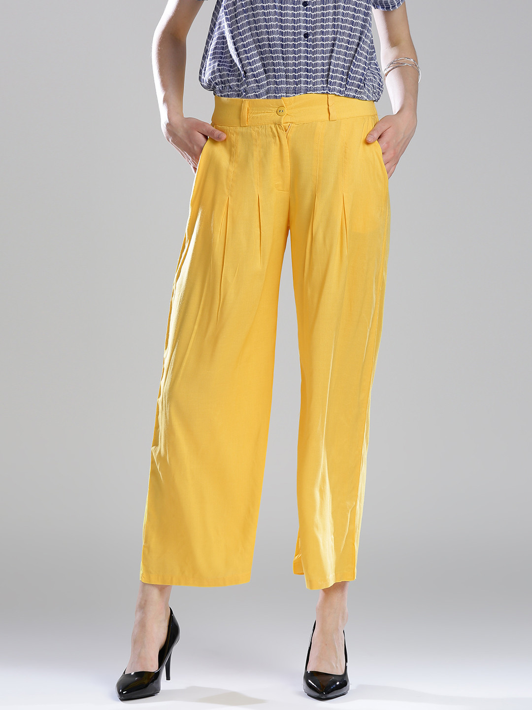 W Yellow Palazzos