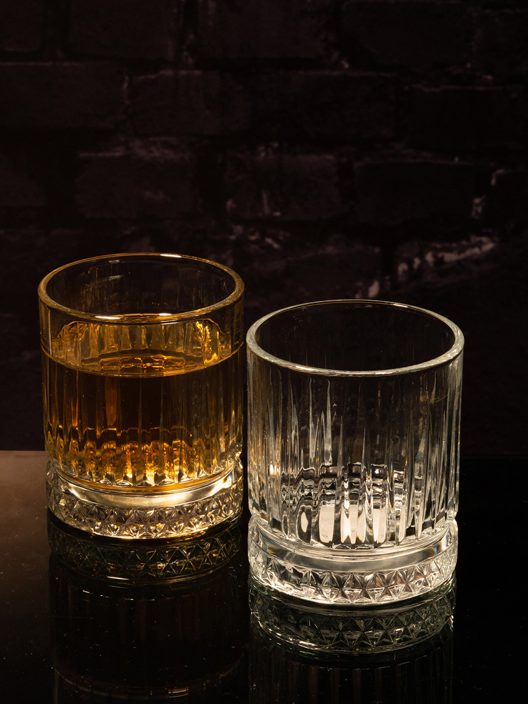 Pasabahce Set of 4 Transparent Whiskey Glasses
