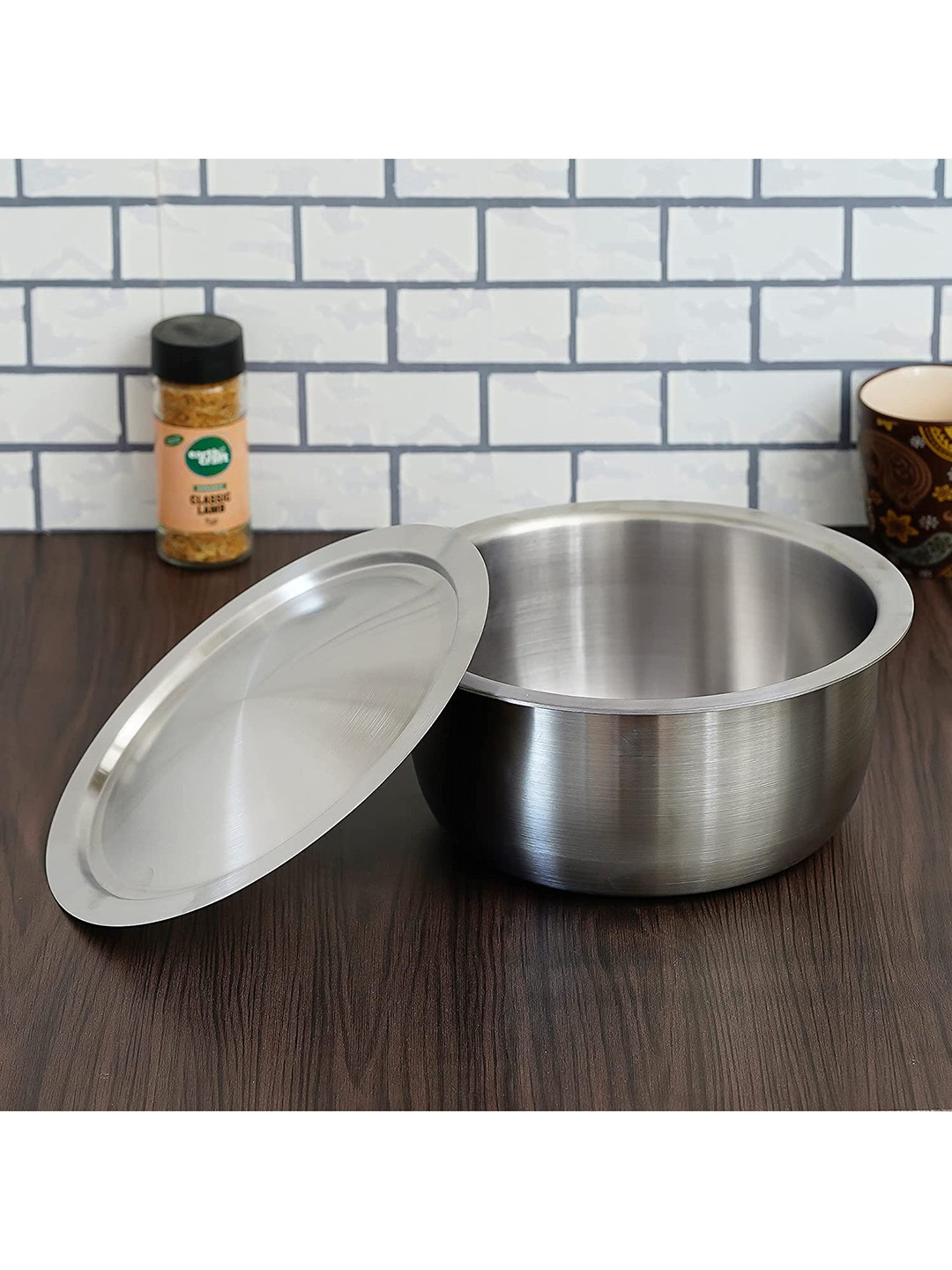 Femora Solid Stainless Steel Tri-ply Tope