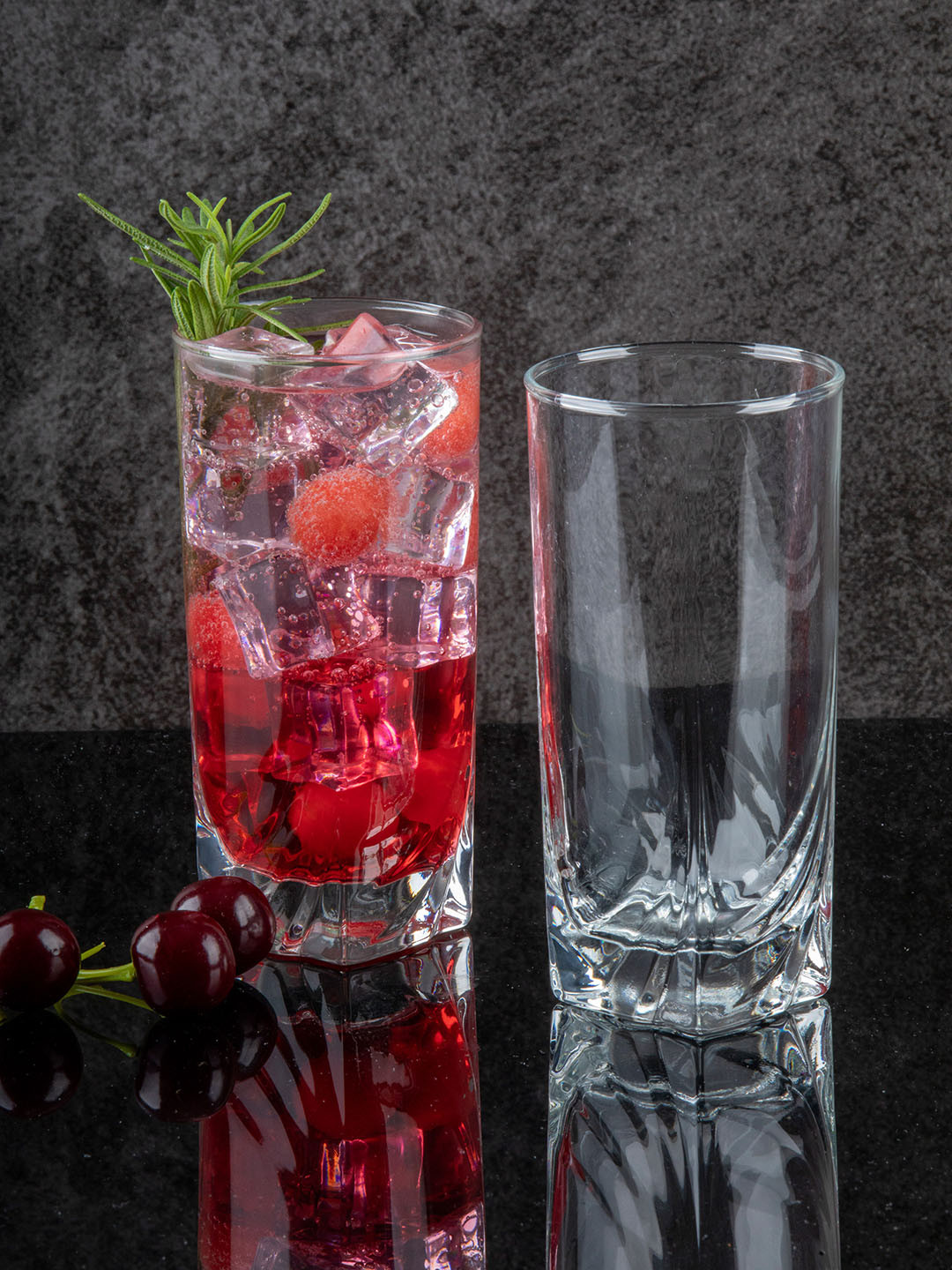 Luminarc Set Of 6 Transparent Solid Glass Tumblers 330 ml