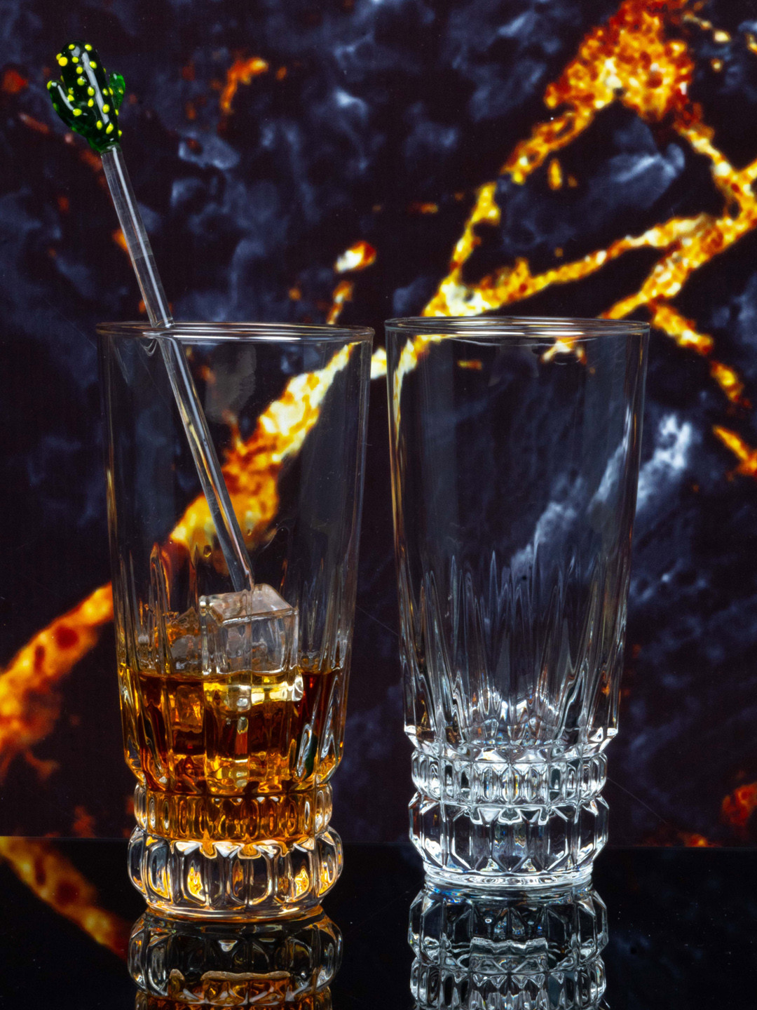 Luminarc Set of 6 Transparent Glass Bar and Drinkware