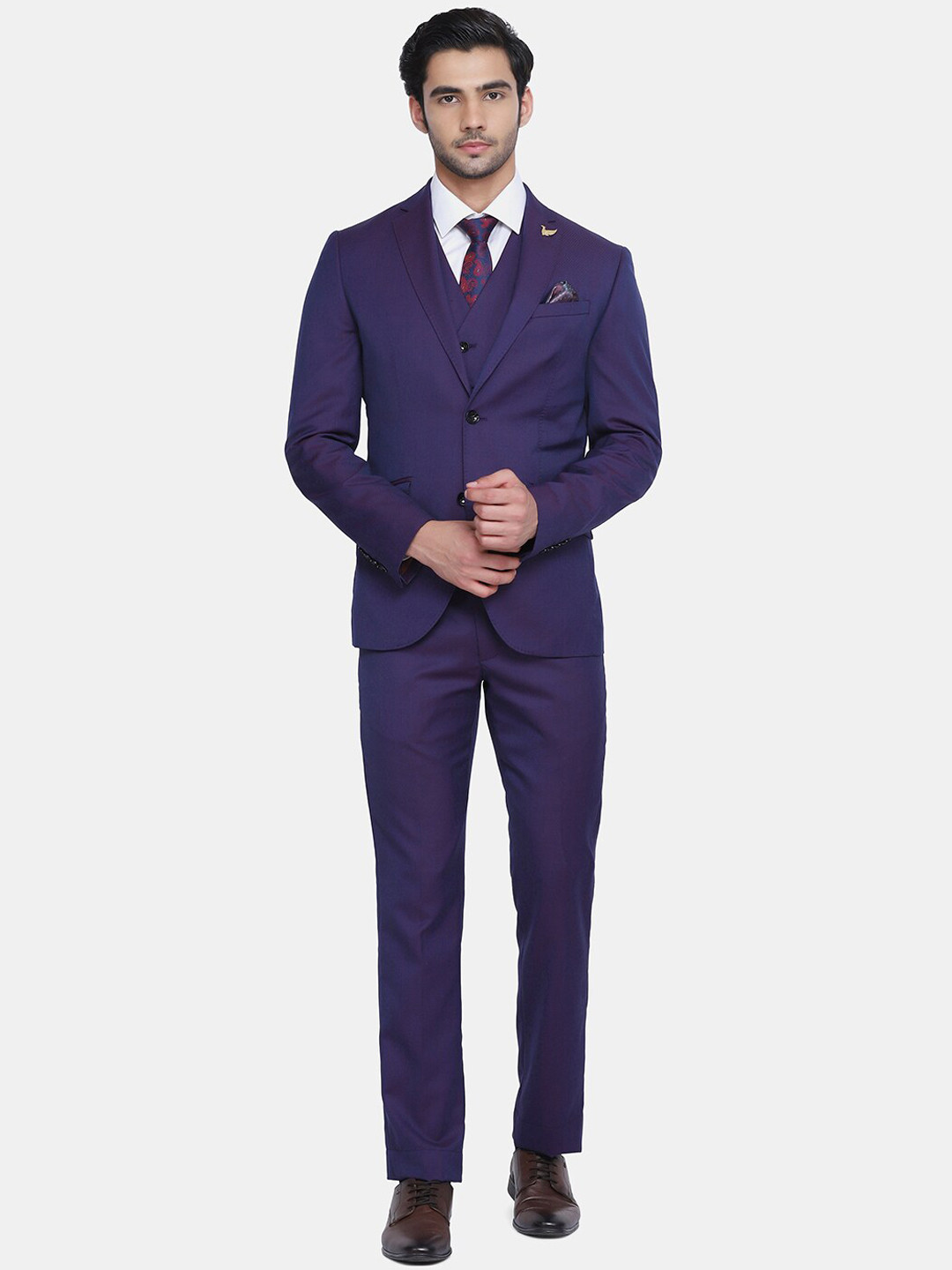 Blackberrys Men Luxe Slim Fit Formal Suit