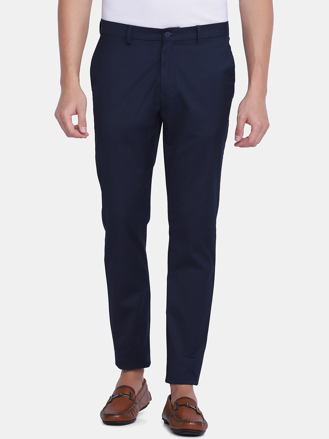 Blackberrys TechPro Men Navy Casual Trouser