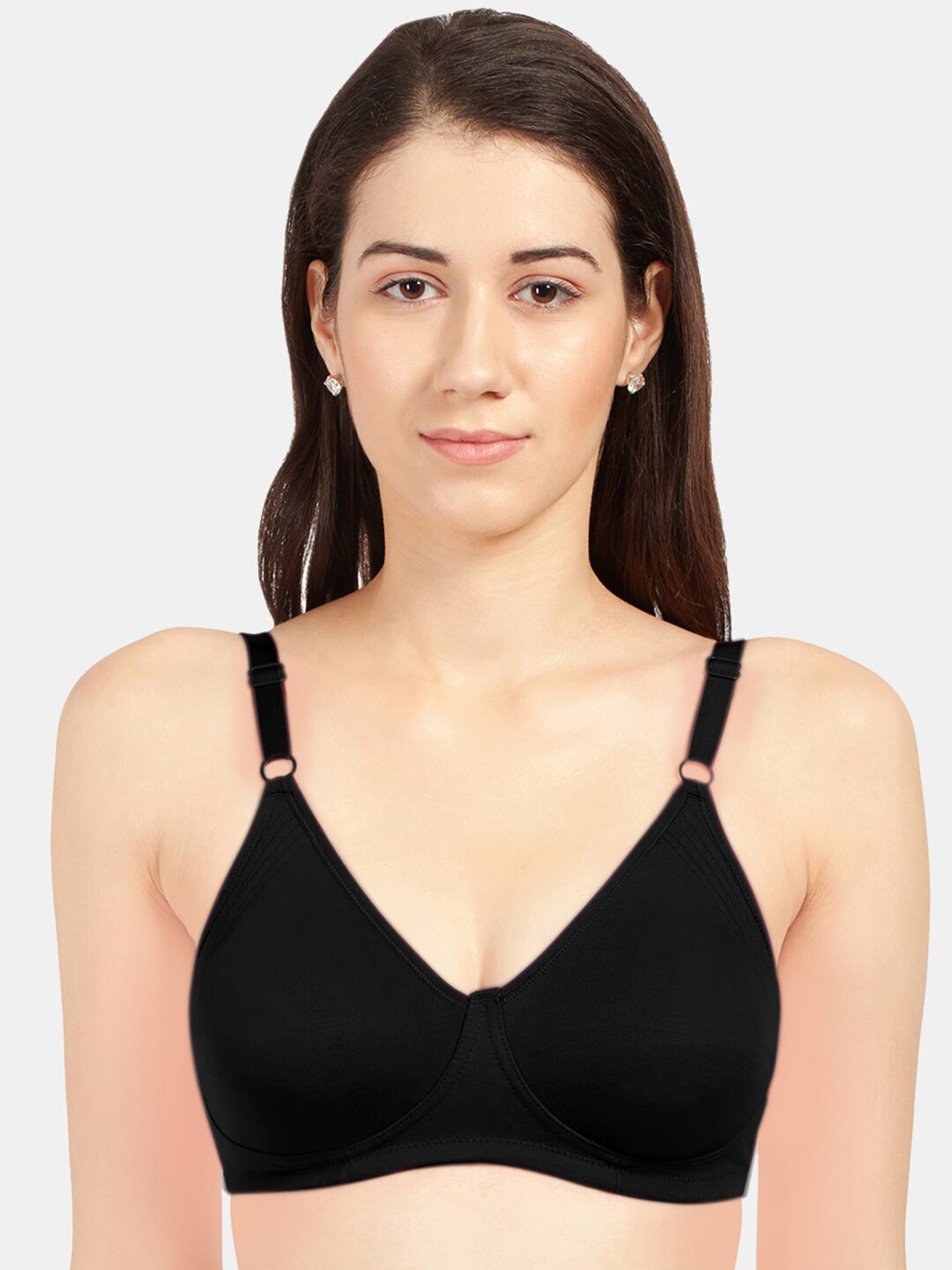 Sonari Black Non Padded Seamless T-shirt Bra