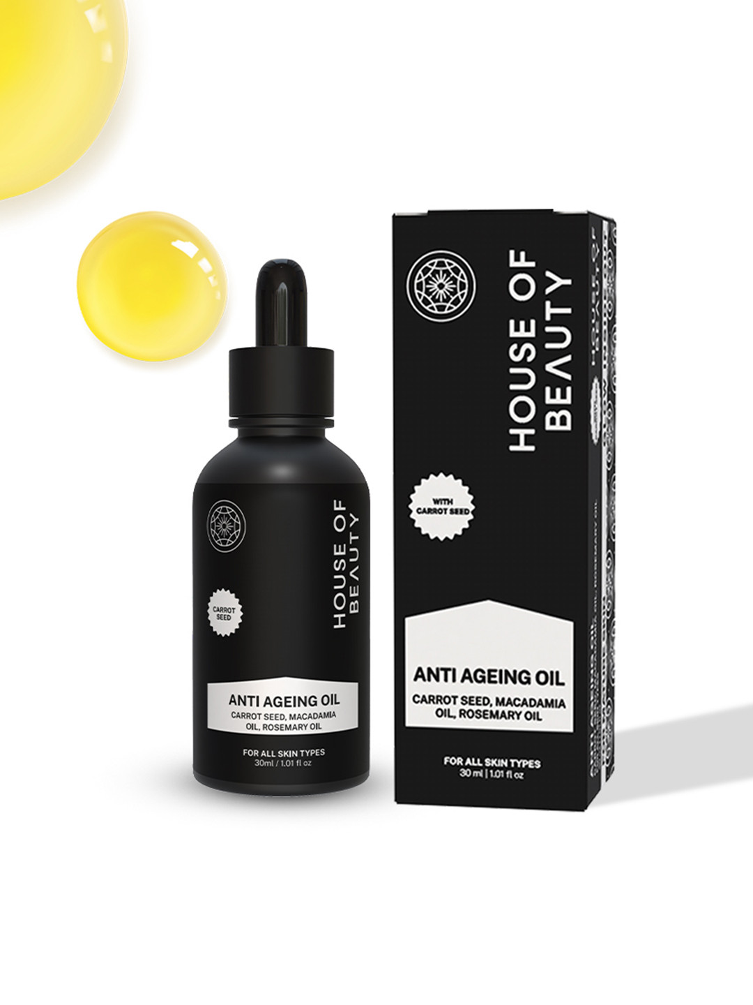 House of Beauty Anti Ageing Oil with Carrot Seed & Macademia Rosemary 30 ml