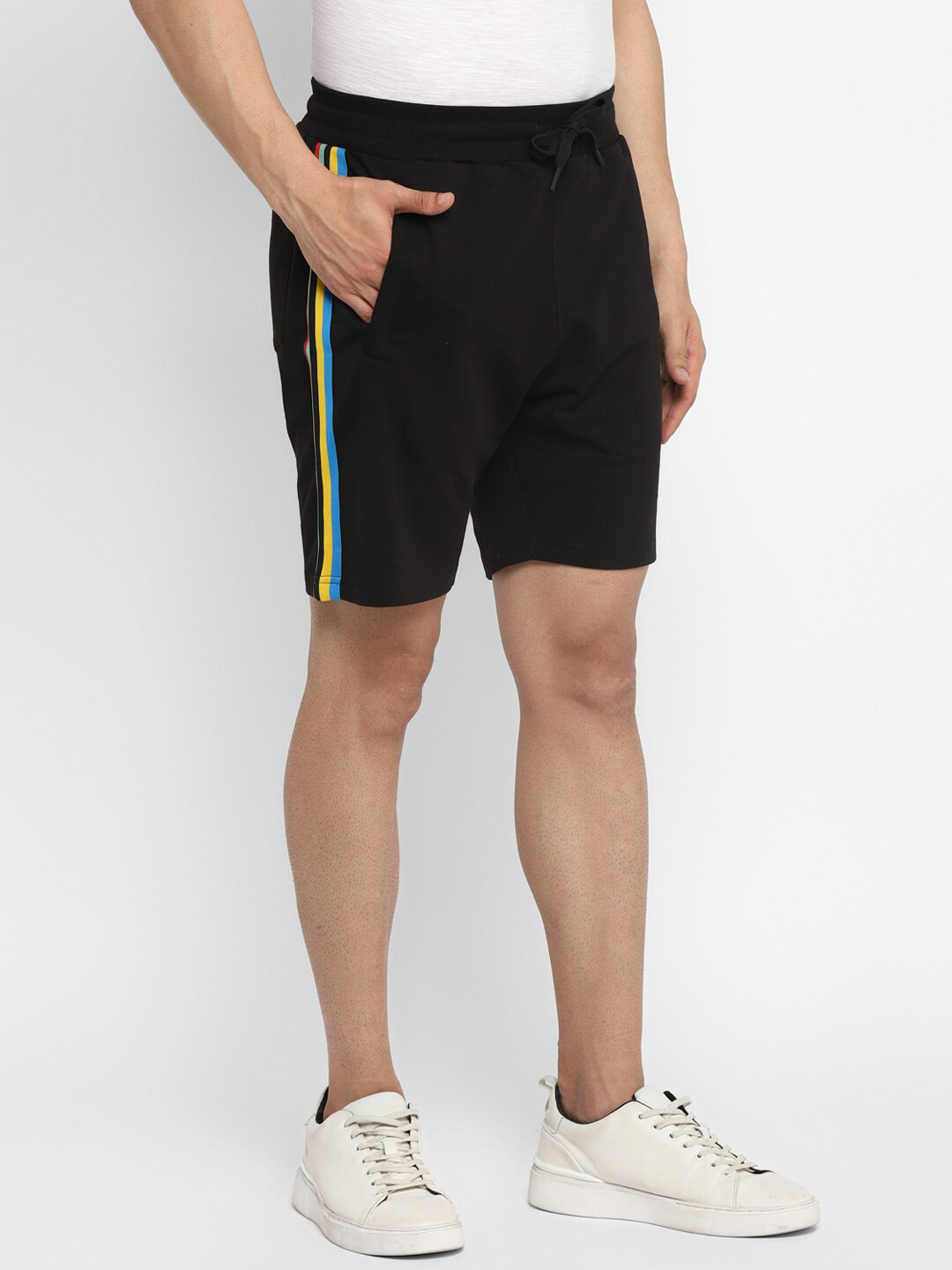 Alan Jones Men Black Lounge Shorts