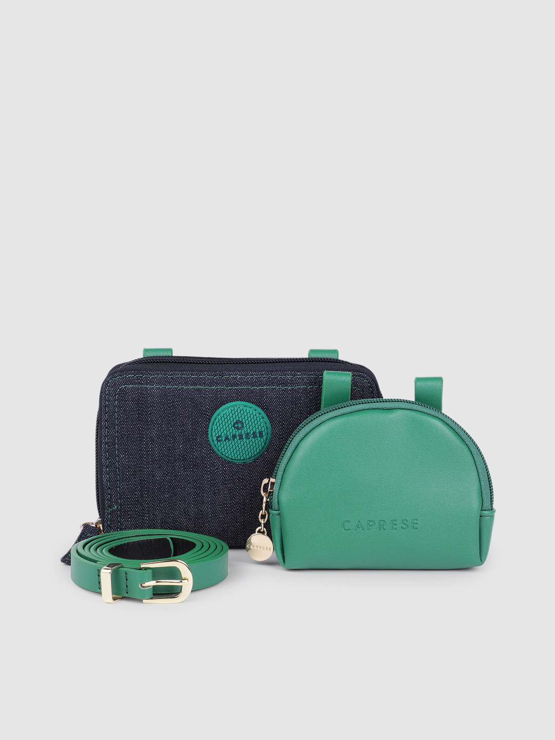 Caprese Taya Women Green Sling Bag