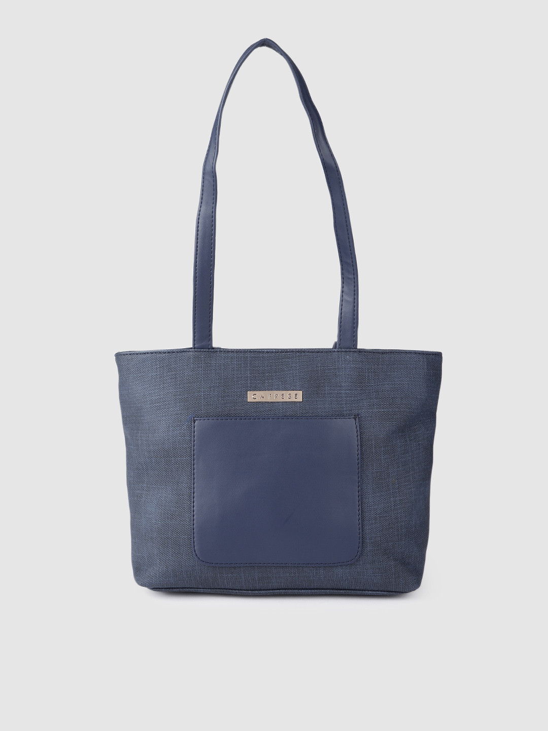 Caprese Milan Women Navy Medium Tote Bag