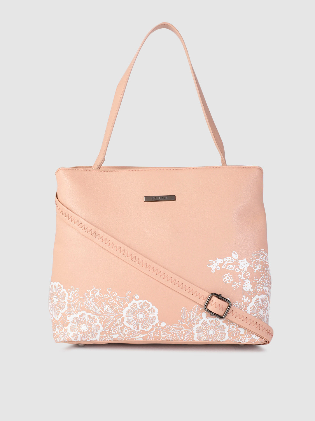 Caprese Riya Women Pink Medium Satchel Bag