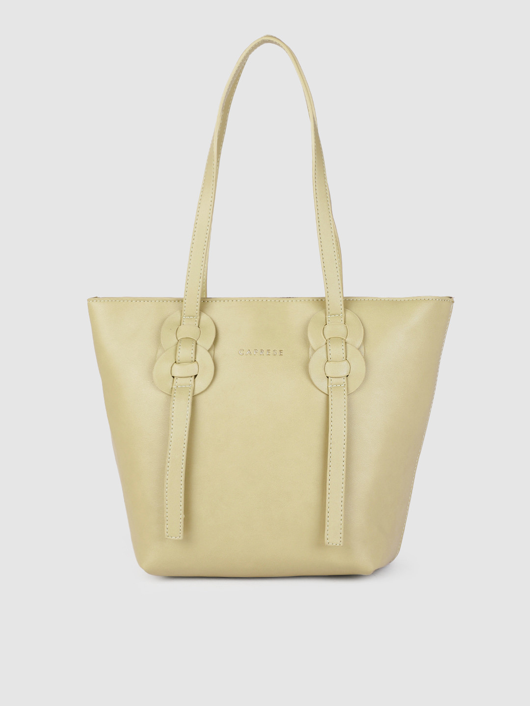 Caprese Green Structured Shoulder Bag