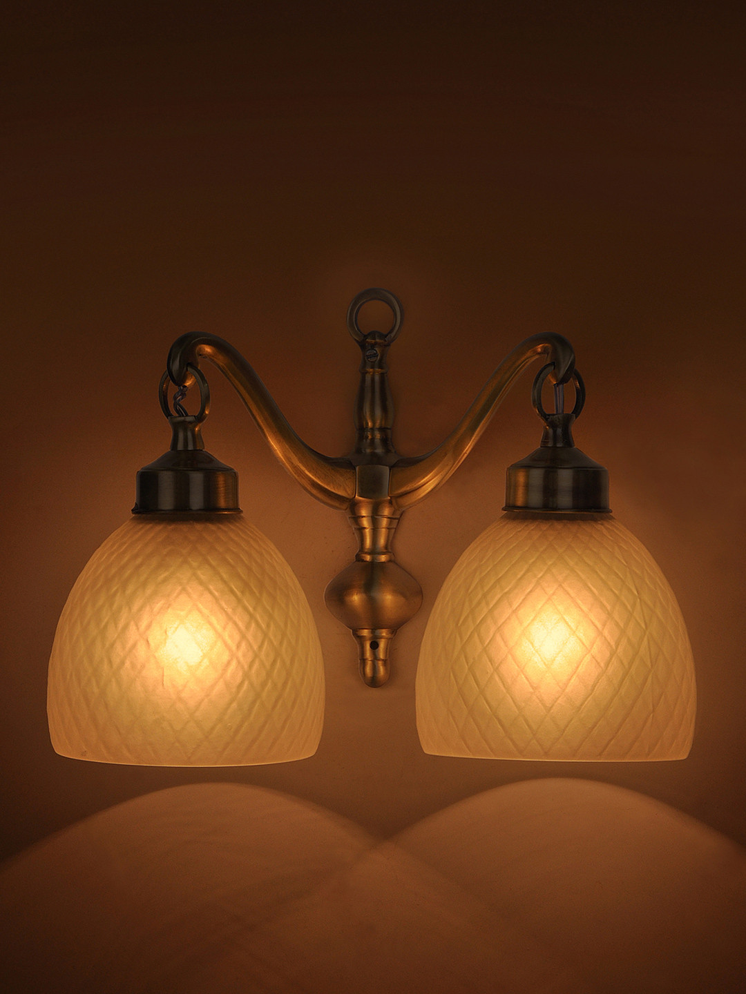 Fos Lighting Gold-Toned Wall Lamp