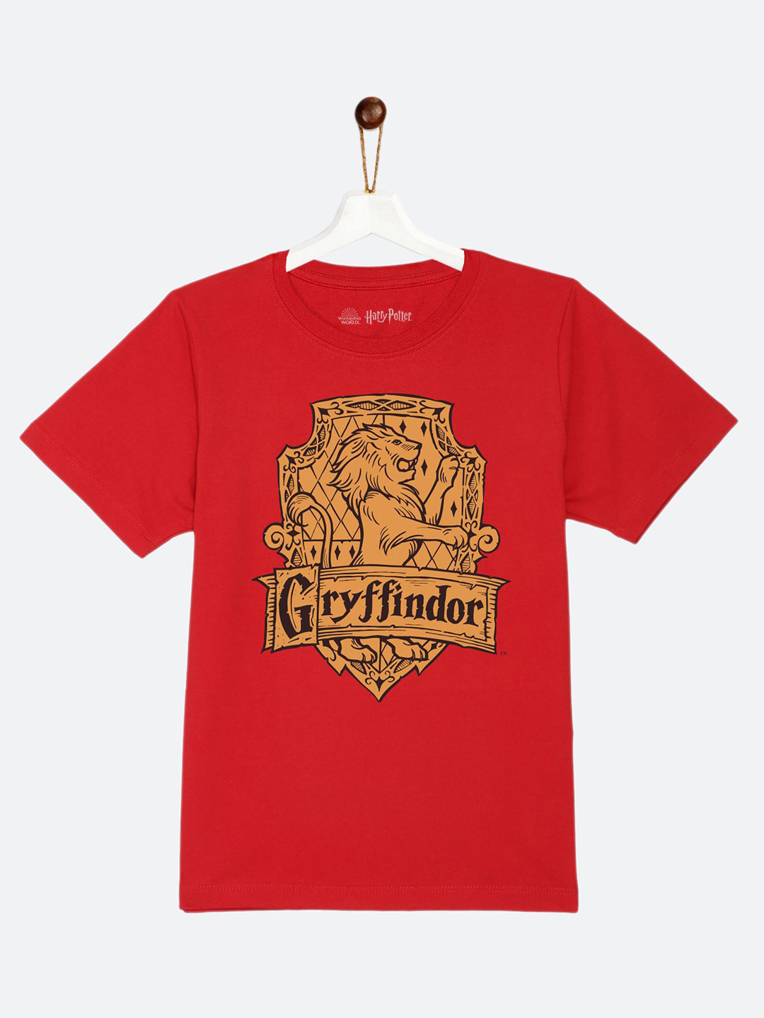 YK Warner Bros Boys Red Printed T-shirt
