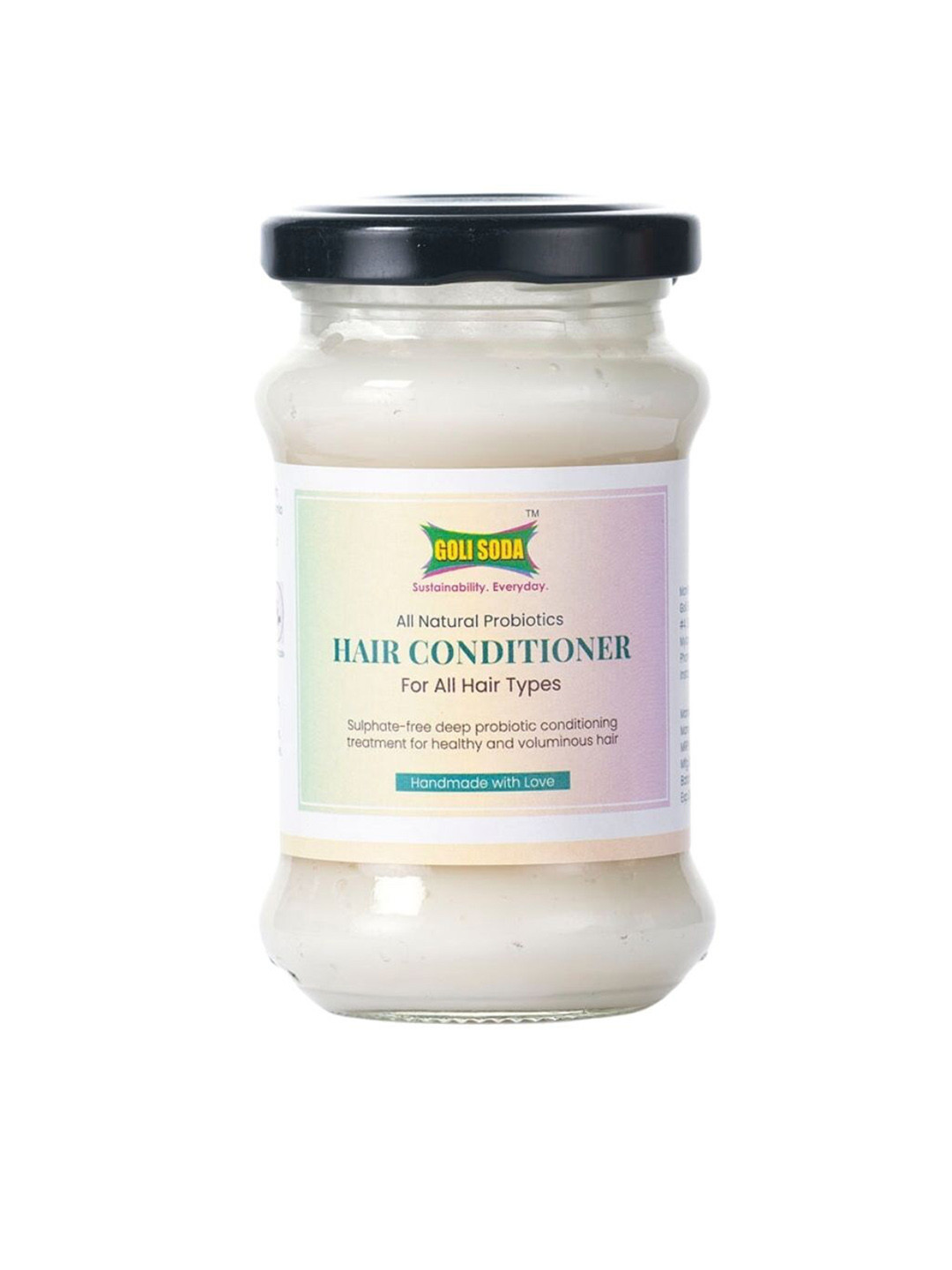 GOLI SODA All Natural Probiotics Hair Conditioner For Healthy & Voluminous Hair 130 g