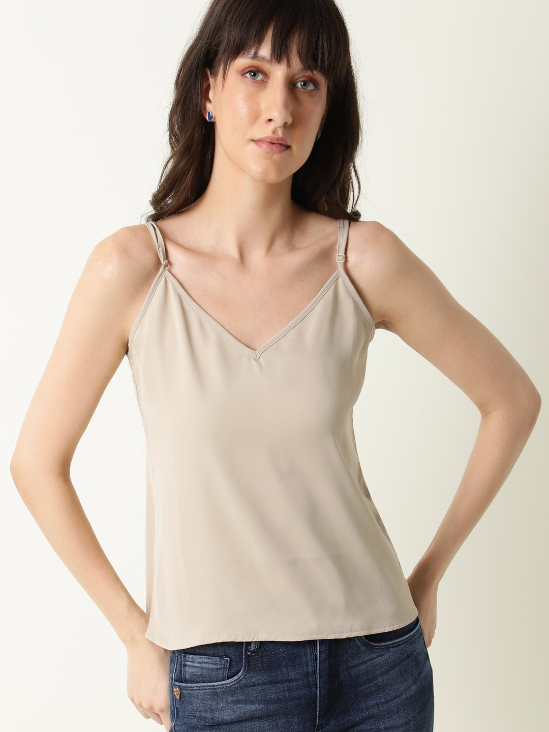 RAREISM Women Grey Plain Regular Fit Inner Wear