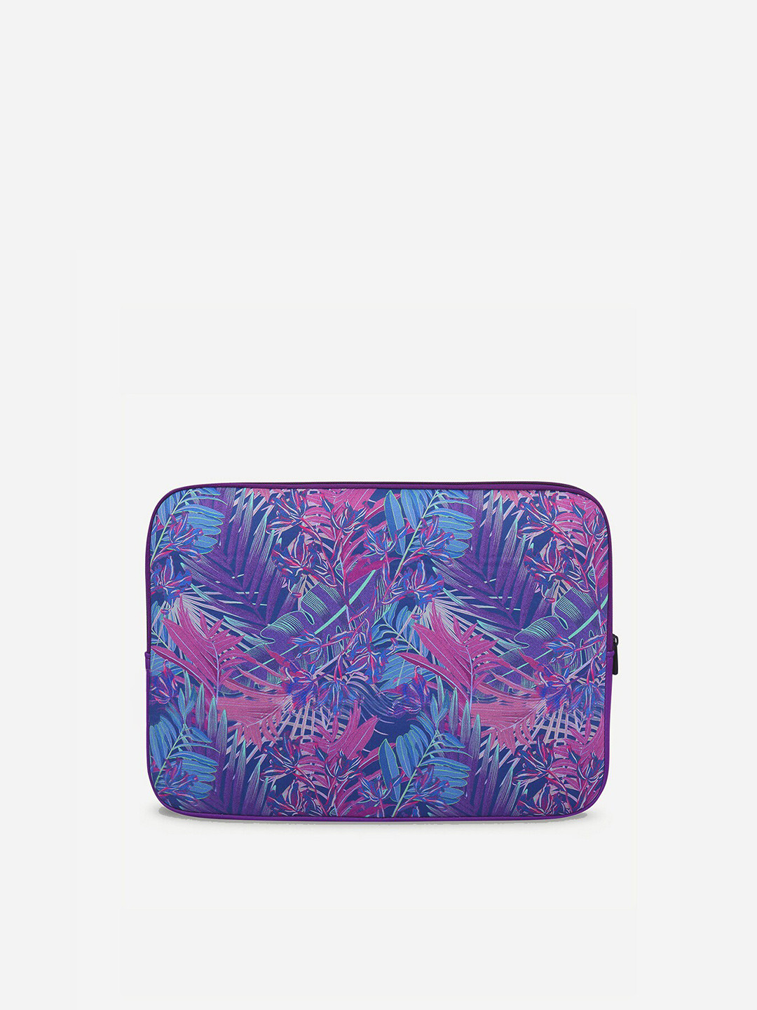 THREADCURRY Unisex Purple & Pink Printed Laptop Sleeve