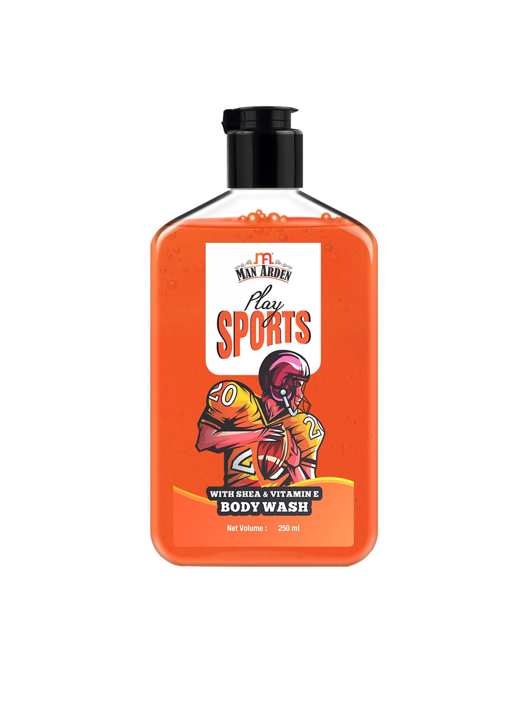 Man Arden Men Play Sports Luxury Body Wash with Shea & Vitamin E - 250 ml