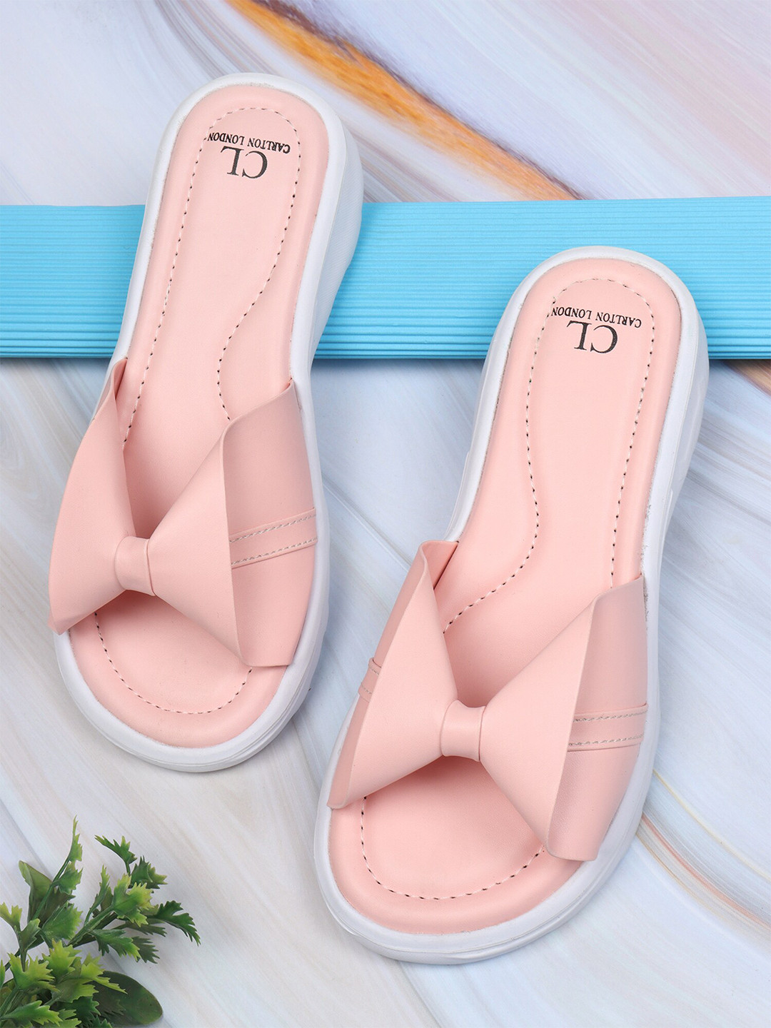 Carlton London sports Women Pink Sliders