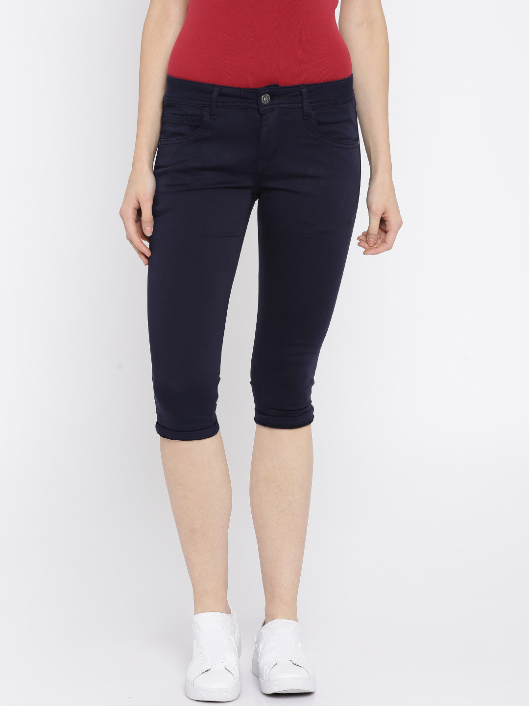 skinny fit capris