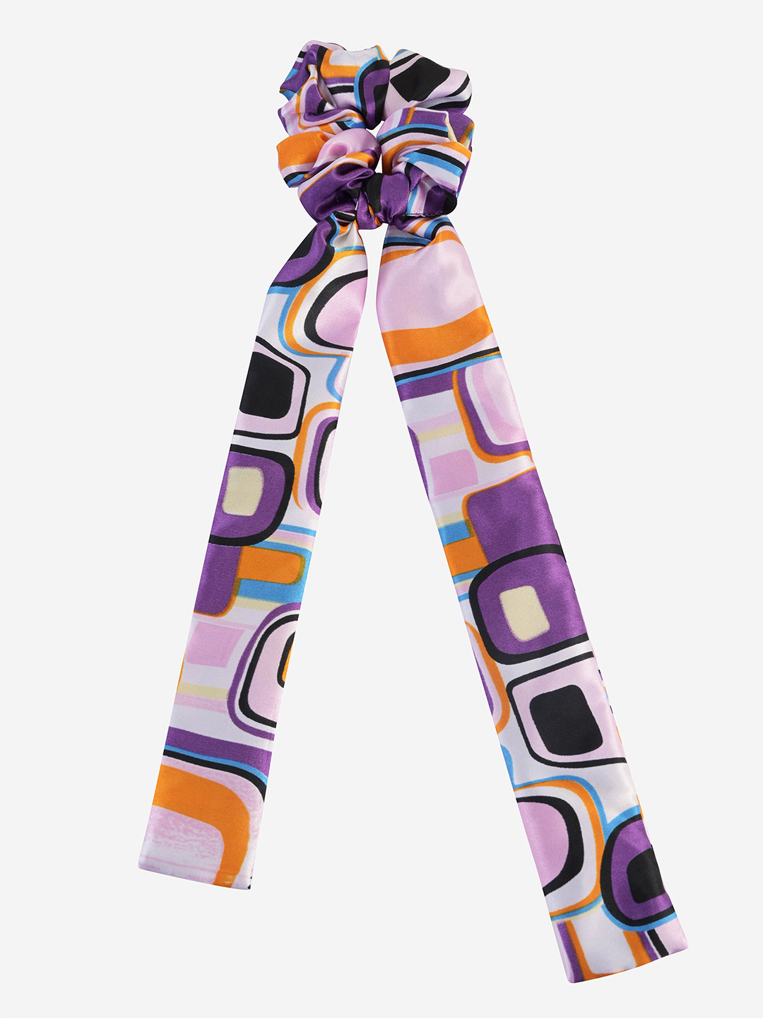 BuckleUp Women Multicoloured Scrunchie With Knot