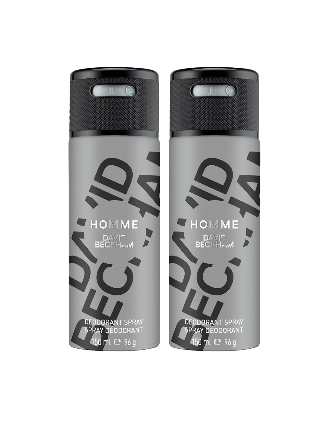 DAVID BECKHAM Men Set of 2 Homme Deodorant Body Spray - 150 ml Each