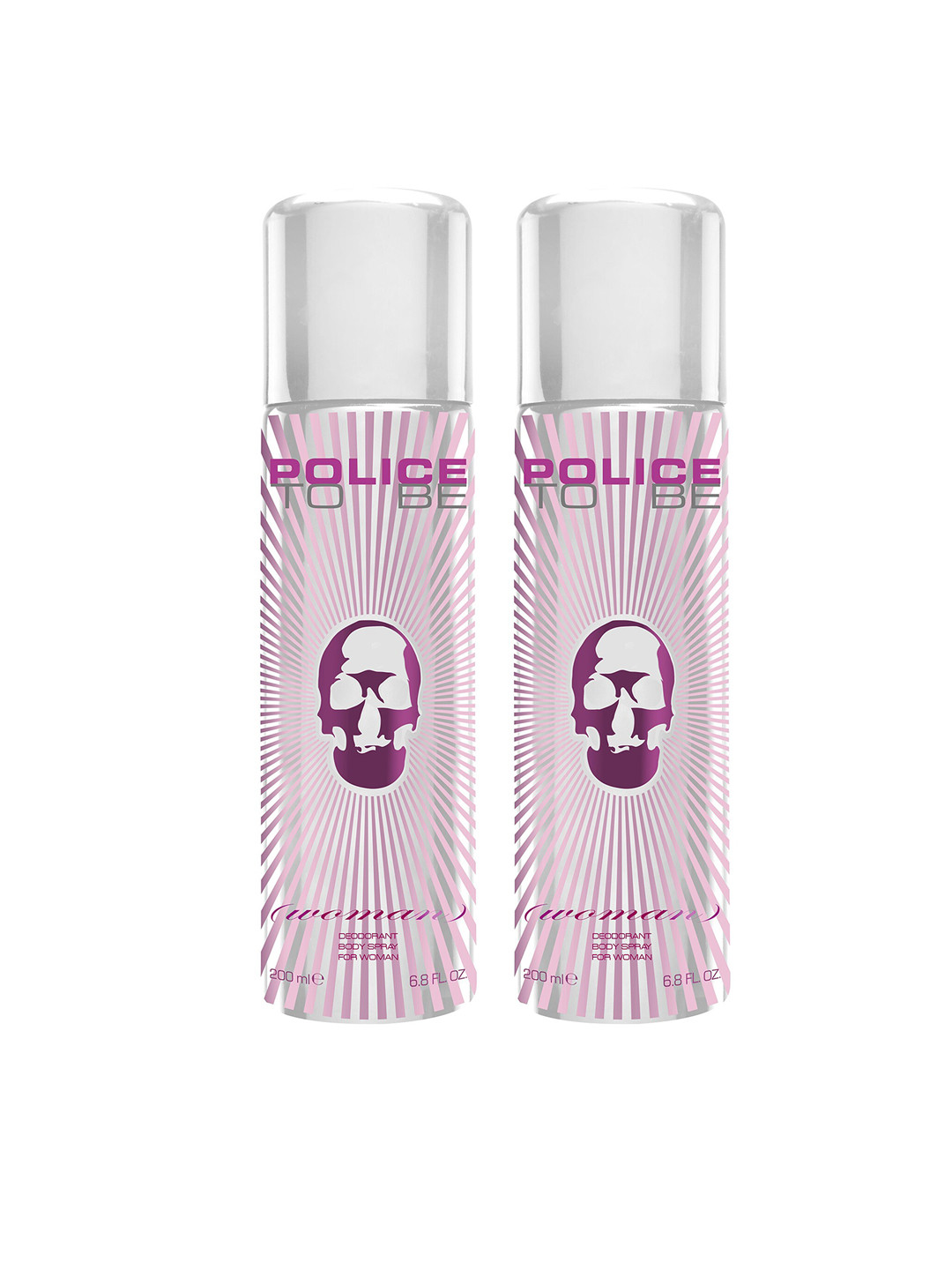 Police Women Set of 2 To Be Woman Deodorant Spray - 200 ml Each