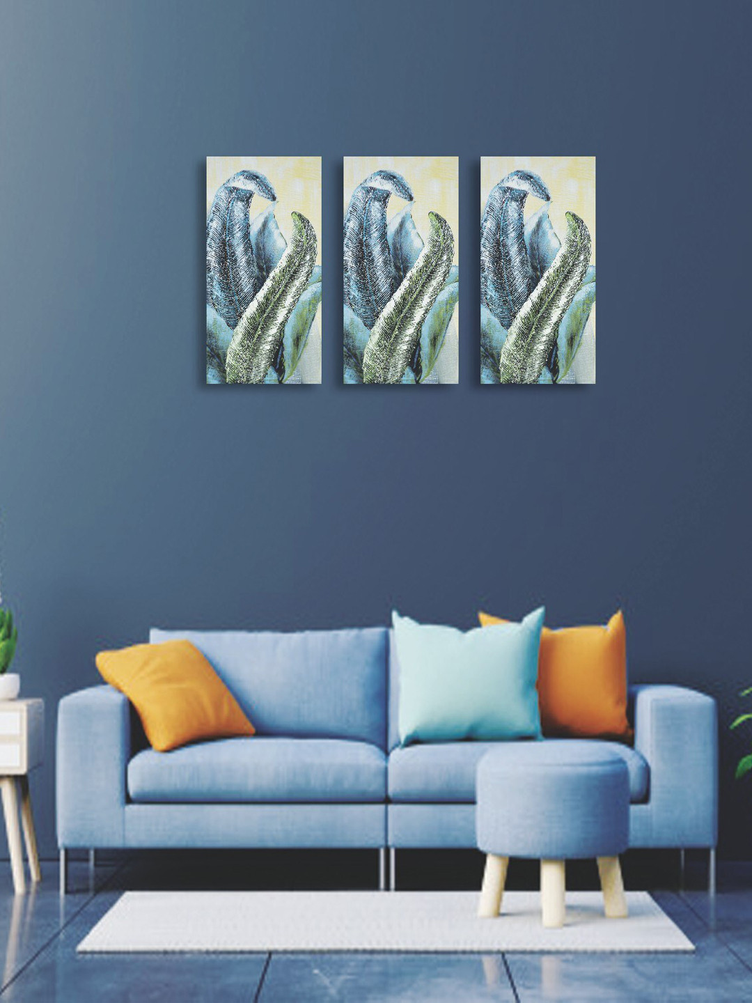 MARKET99 Multicoloured Handmade Oil Wall Painting