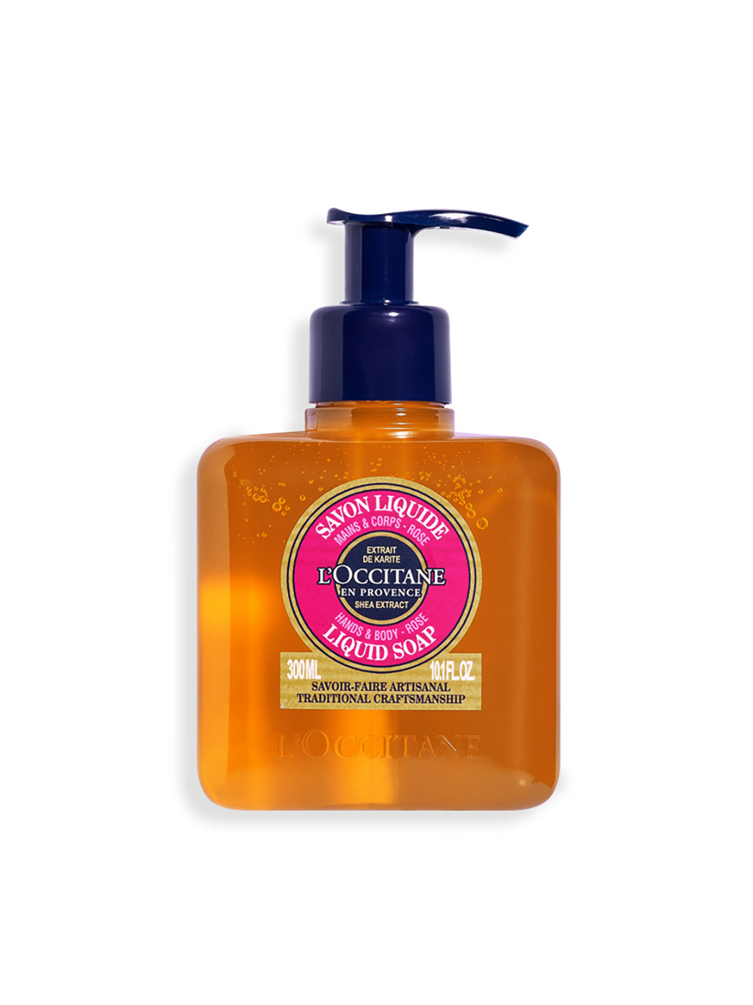 LOccitane en Provence Transparent Shea Rose Liquid Soap 300 Ml