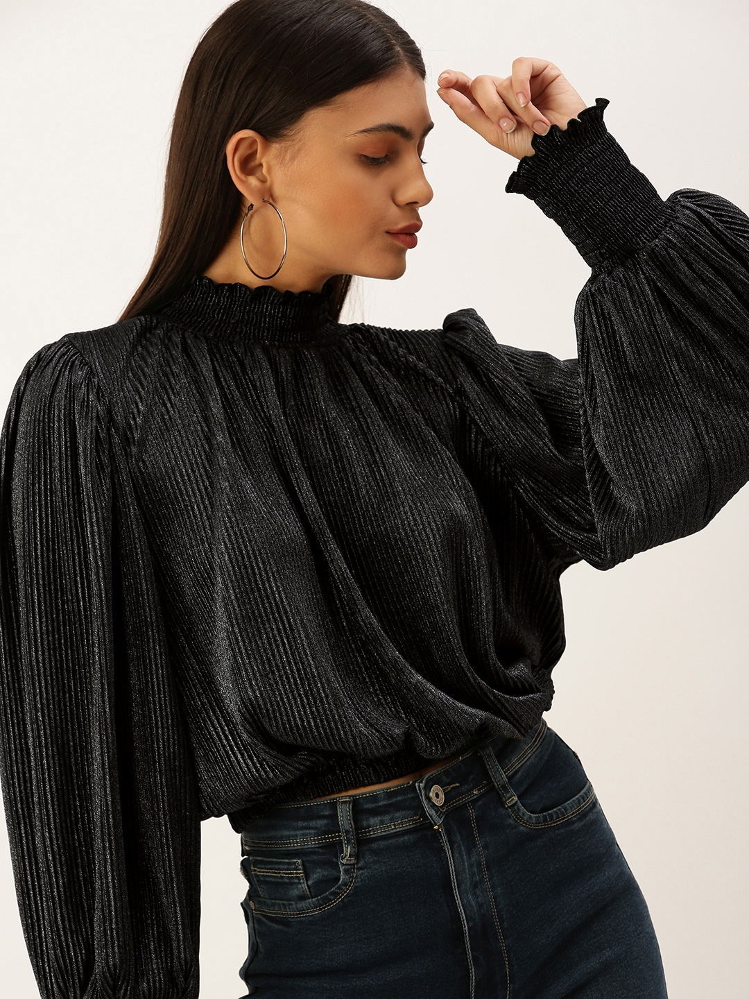 Bishop sleeve blouse hot sale forever 21