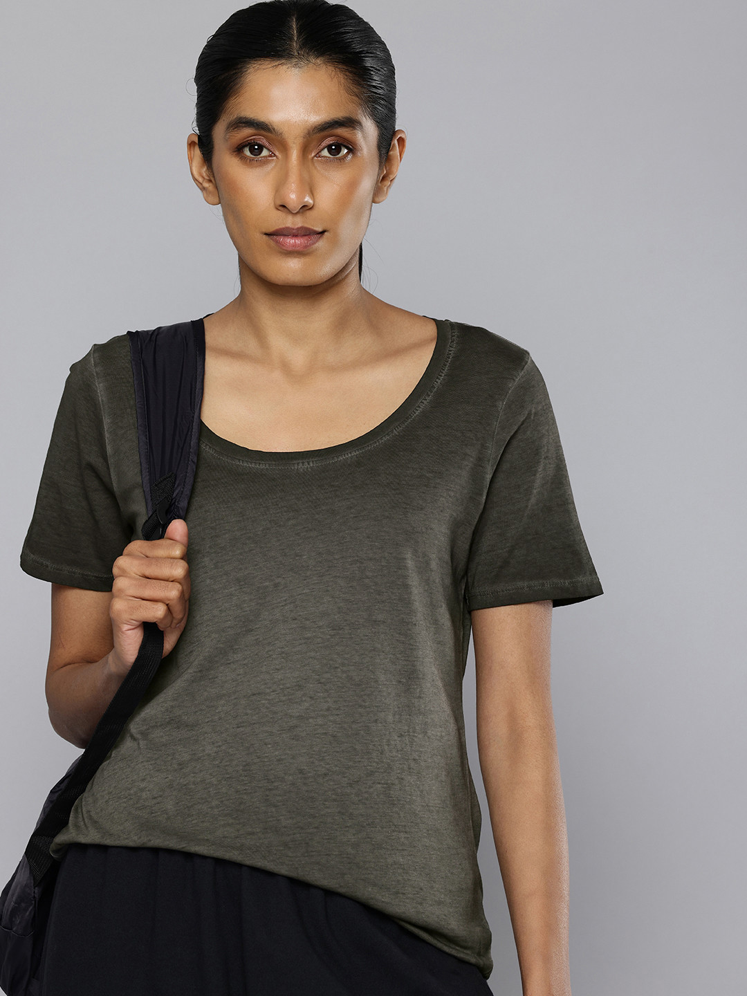 Skechers Dyed Training or Gym Pure Cotton T-shirt