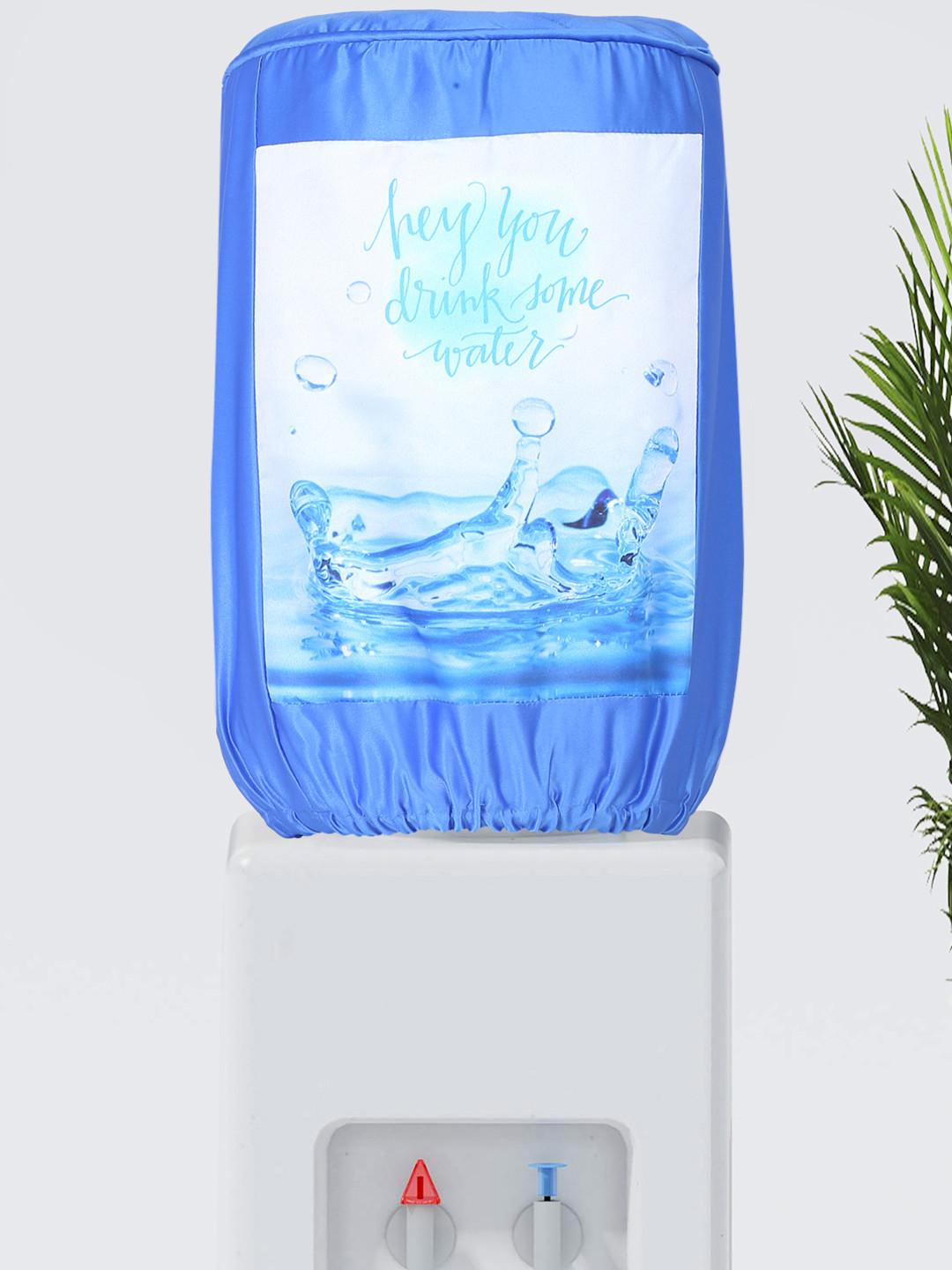 SWAYAM Blue Drink Water Digitally Printed Water Dispenser Cover
